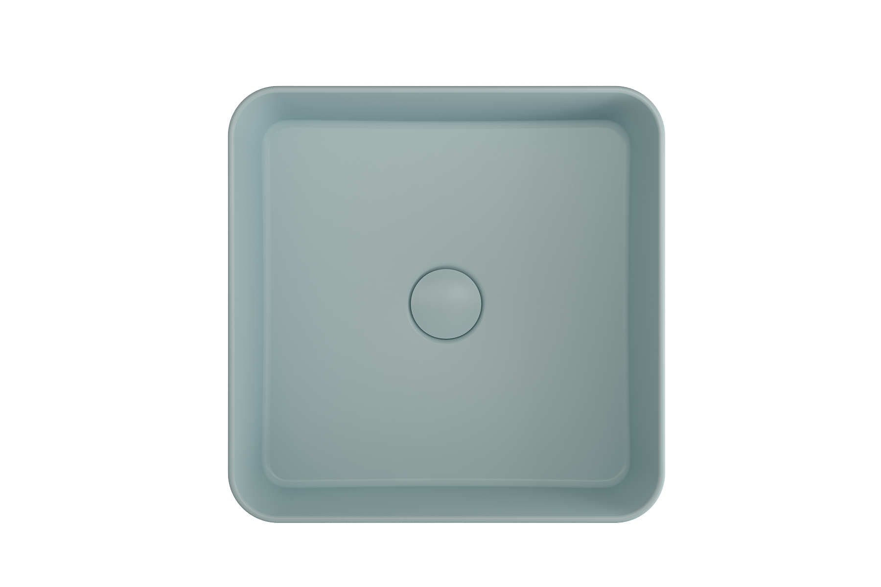 Sottile Square Vessel Fireclay 15.25 in. 1477