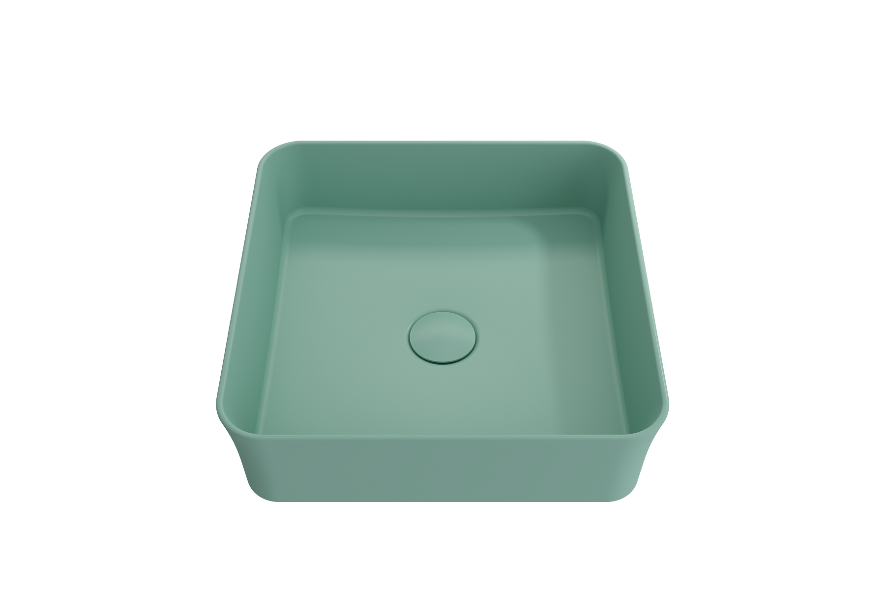 Sottile Square Vessel Fireclay 15.25 in. 1477