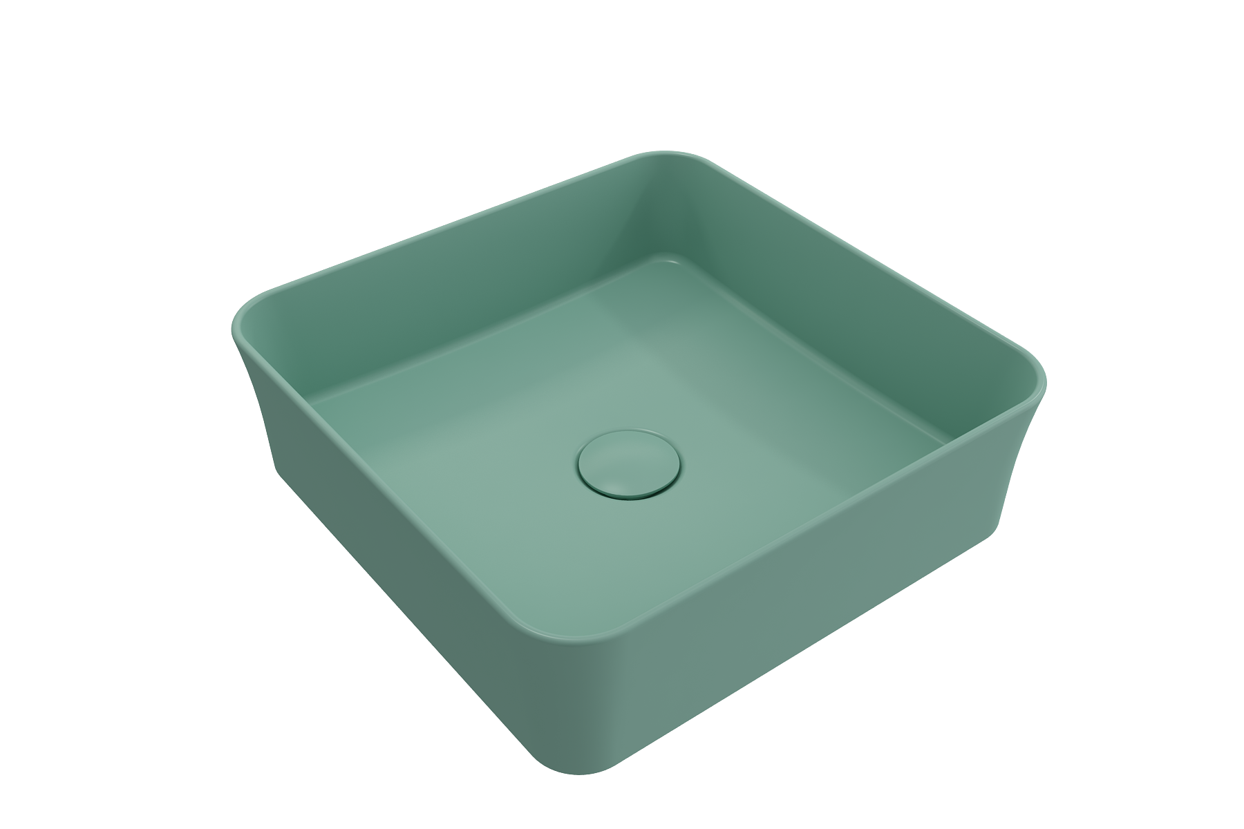 Sottile Square Vessel Fireclay 15.25 in. 1477