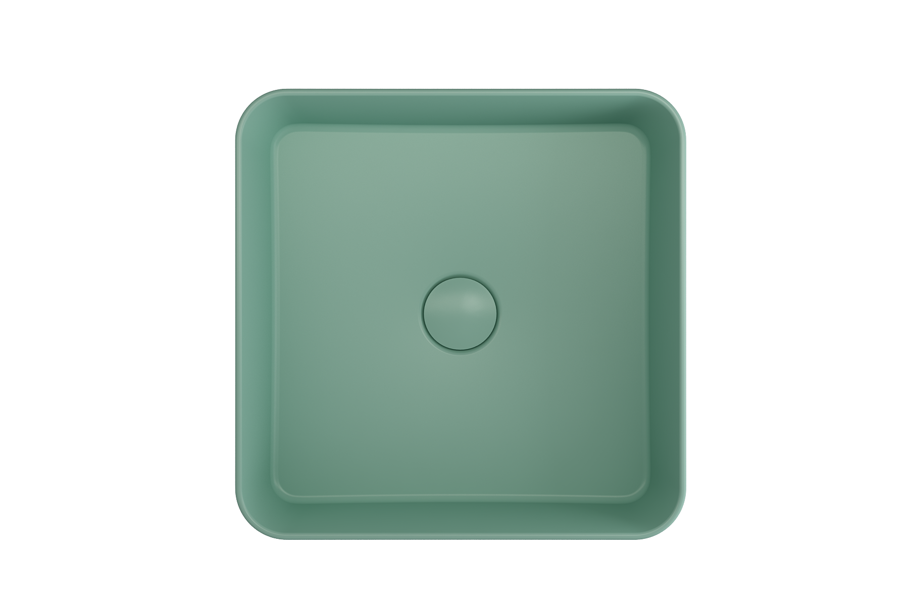Sottile Square Vessel Fireclay 15.25 in. 1477