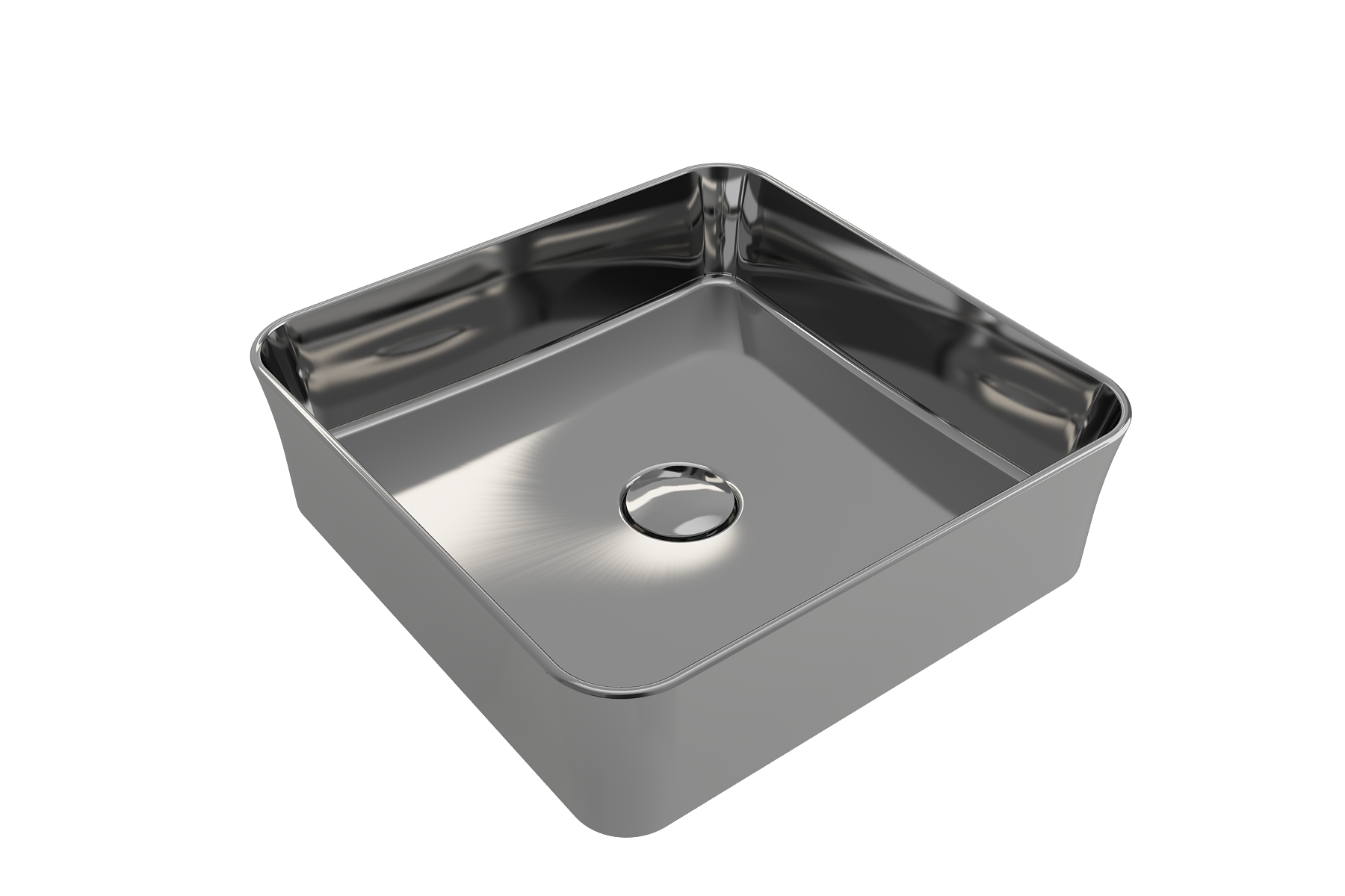 Sottile Square Vessel Fireclay 15.25 in. 1477