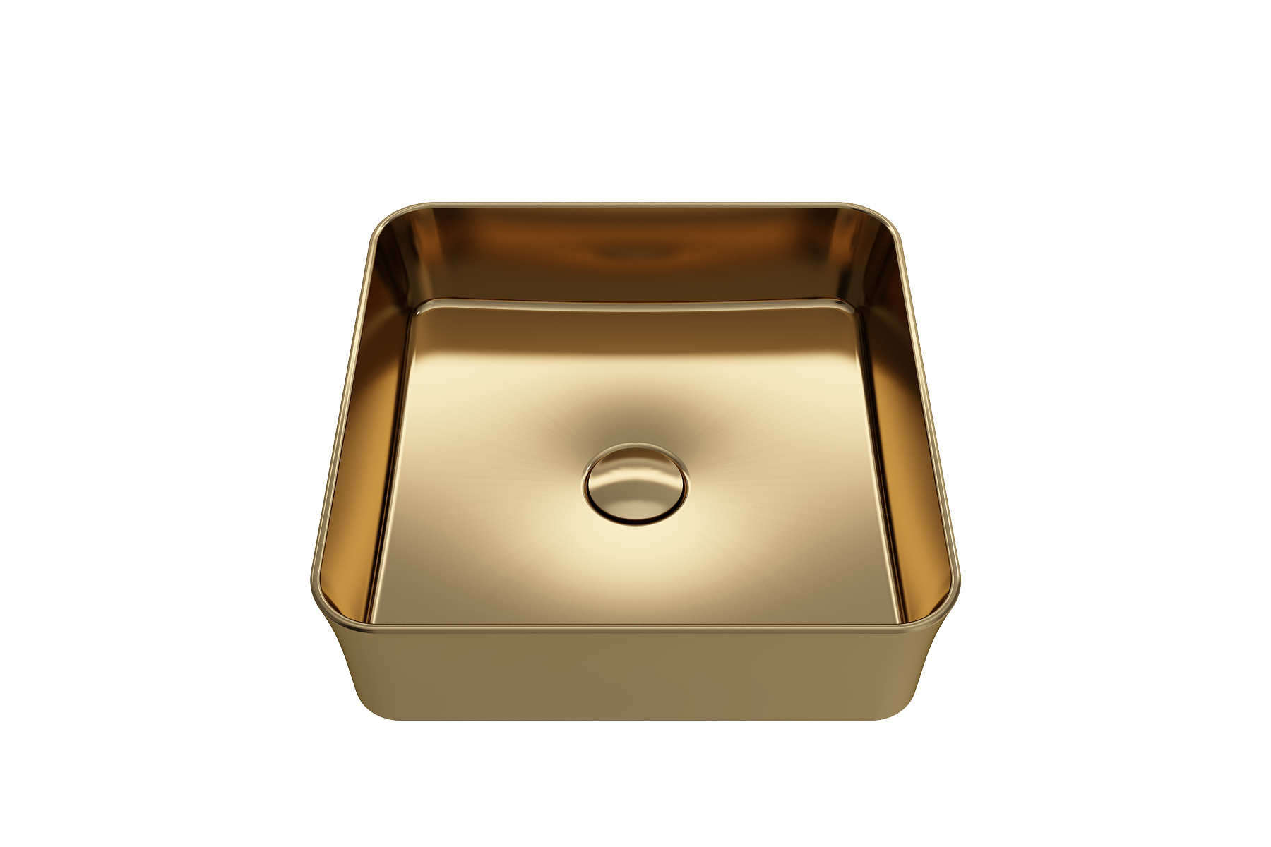 Sottile Square Vessel Fireclay 15.25 in. 1477