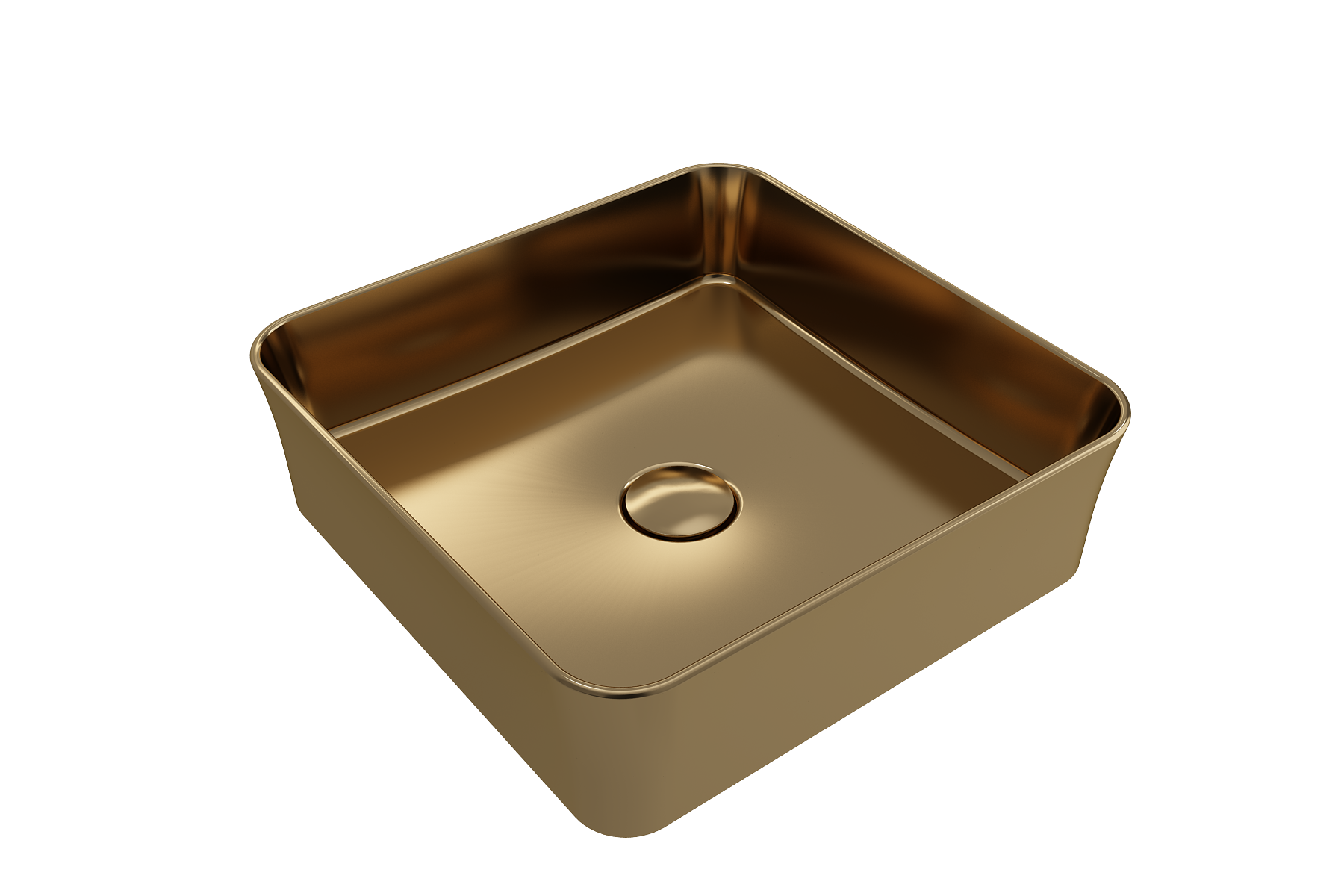 Sottile Square Vessel Fireclay 15.25 in. 1477