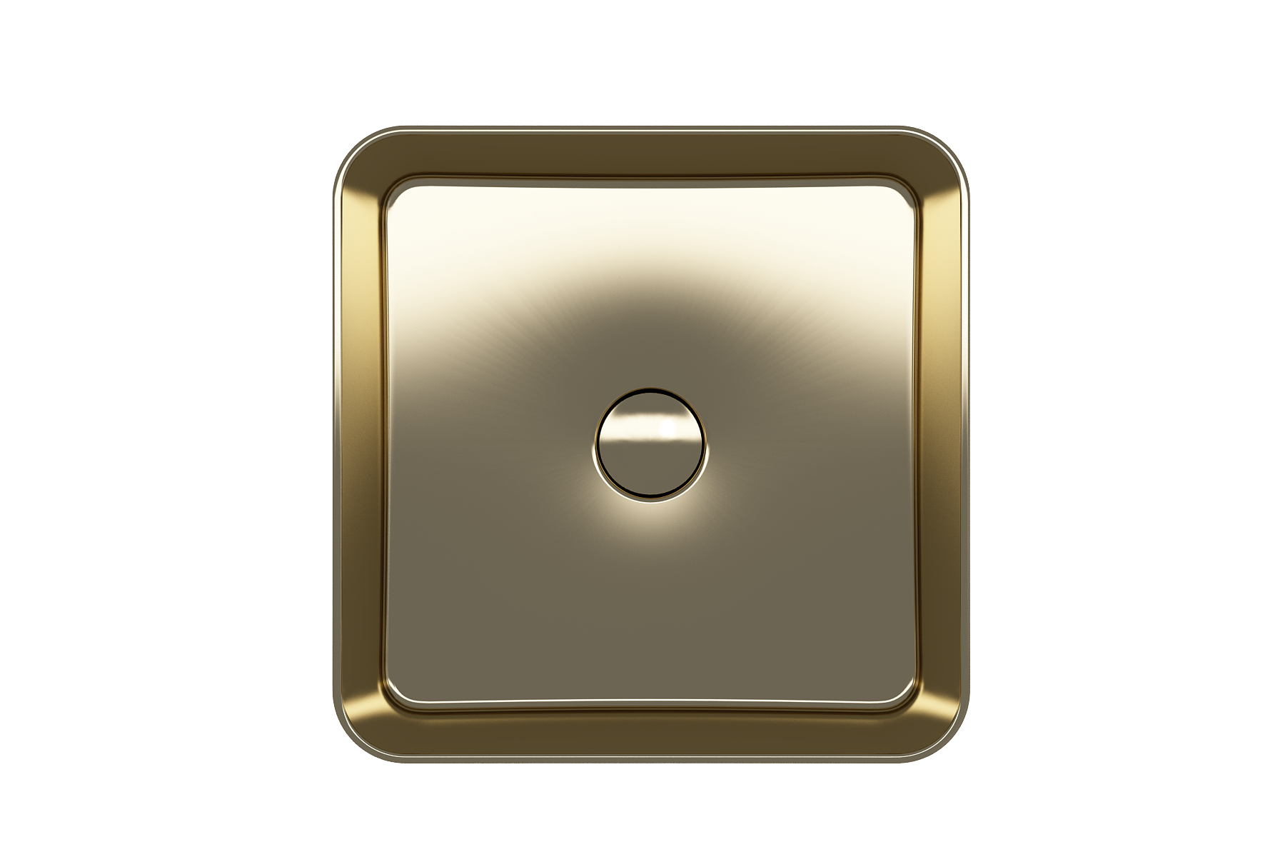Sottile Square Vessel Fireclay 15.25 in. 1477