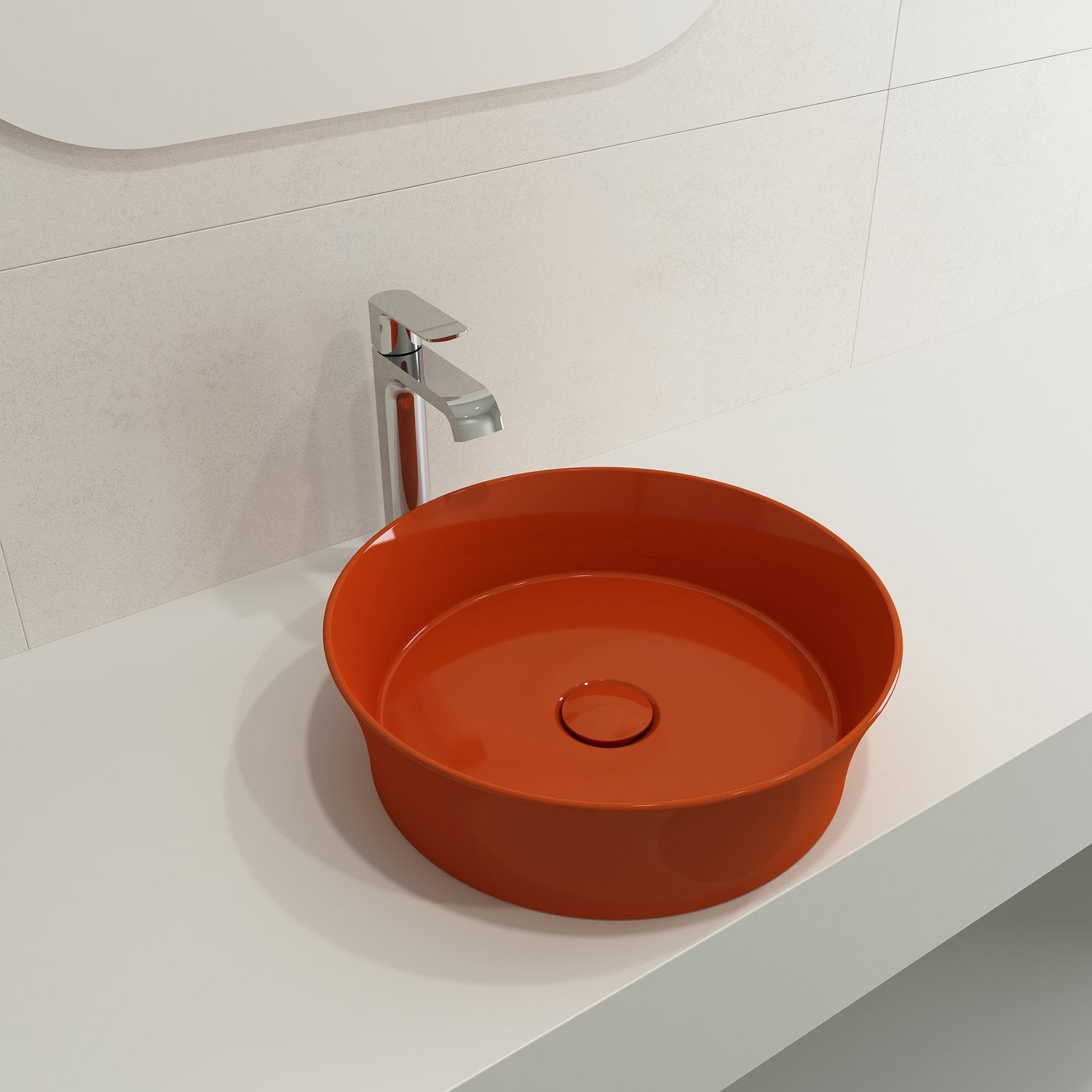 Sottile Round Vessel Fireclay 15 in. 1478