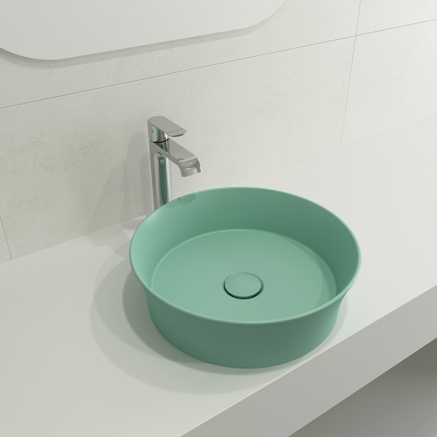 Sottile Round Vessel Fireclay 15 in. 1478