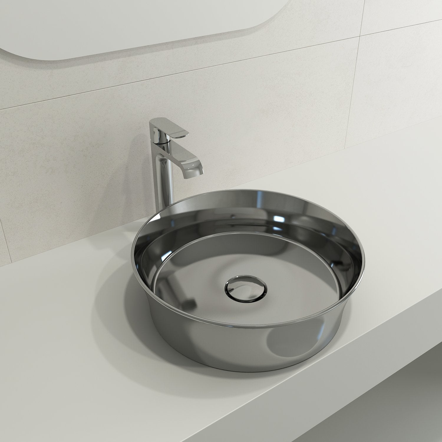 Sottile Round Vessel Fireclay 15 in. 1478