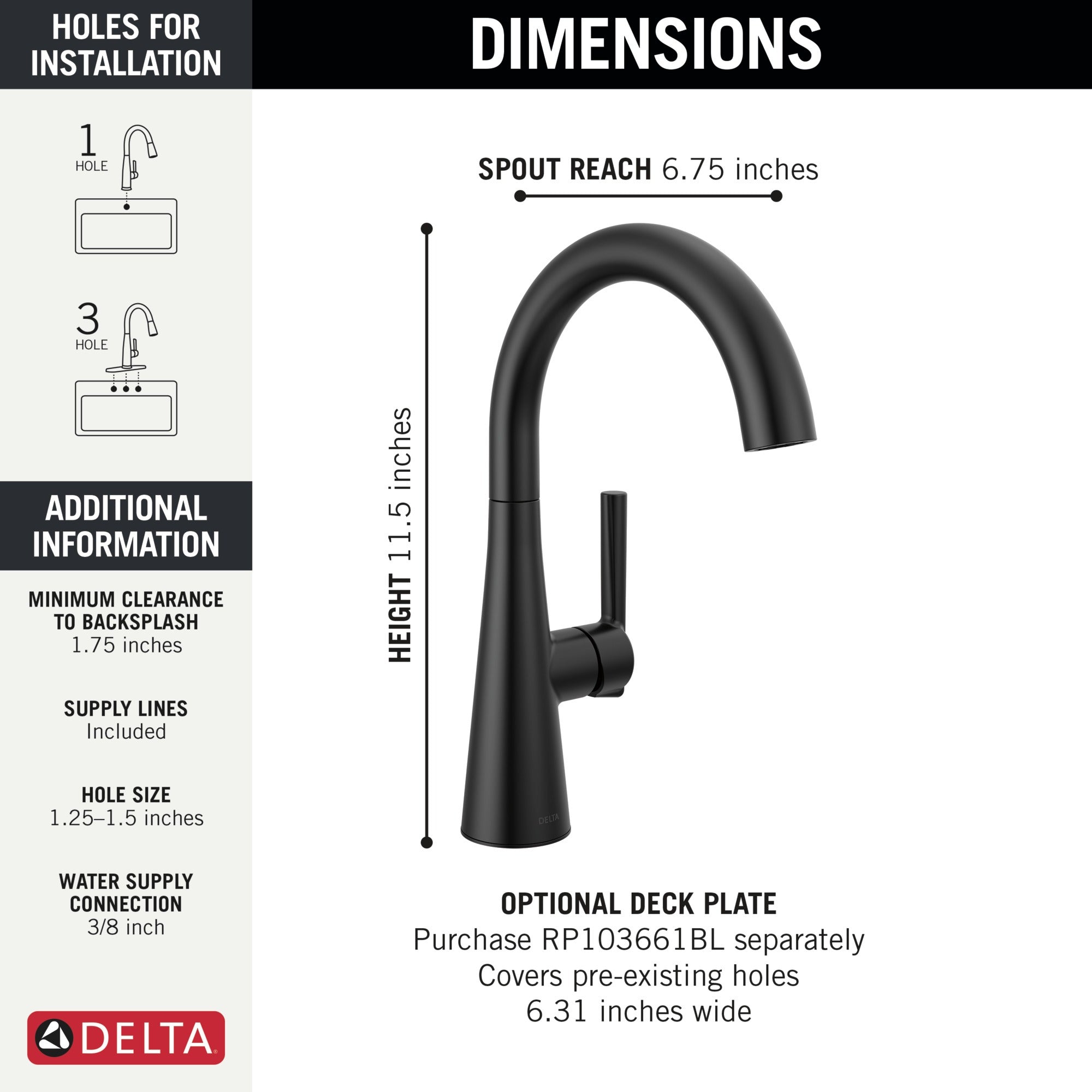 Delta Other Single Handle Bar Prep Faucet