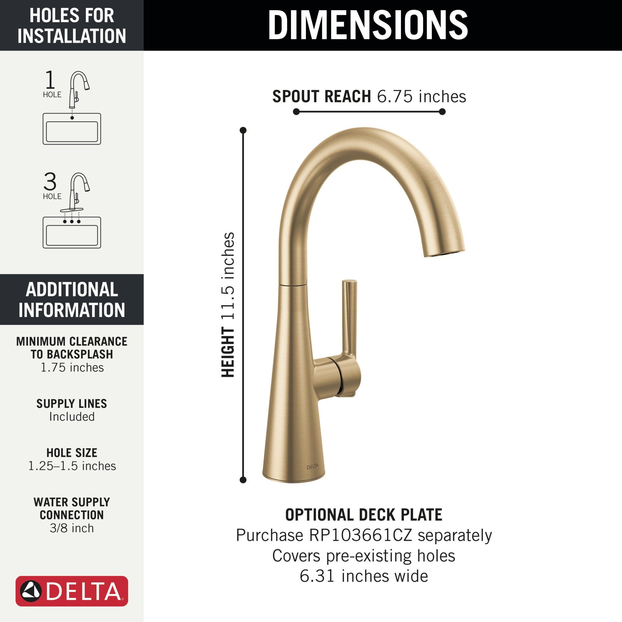 Delta Other Single Handle Bar Prep Faucet