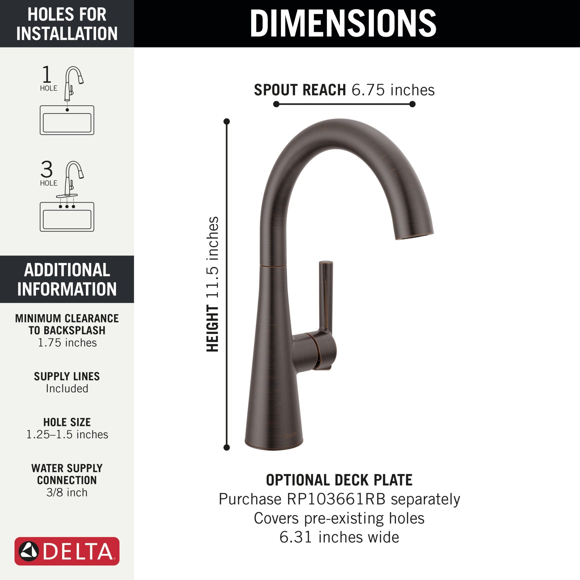 Delta Other Single Handle Bar Prep Faucet