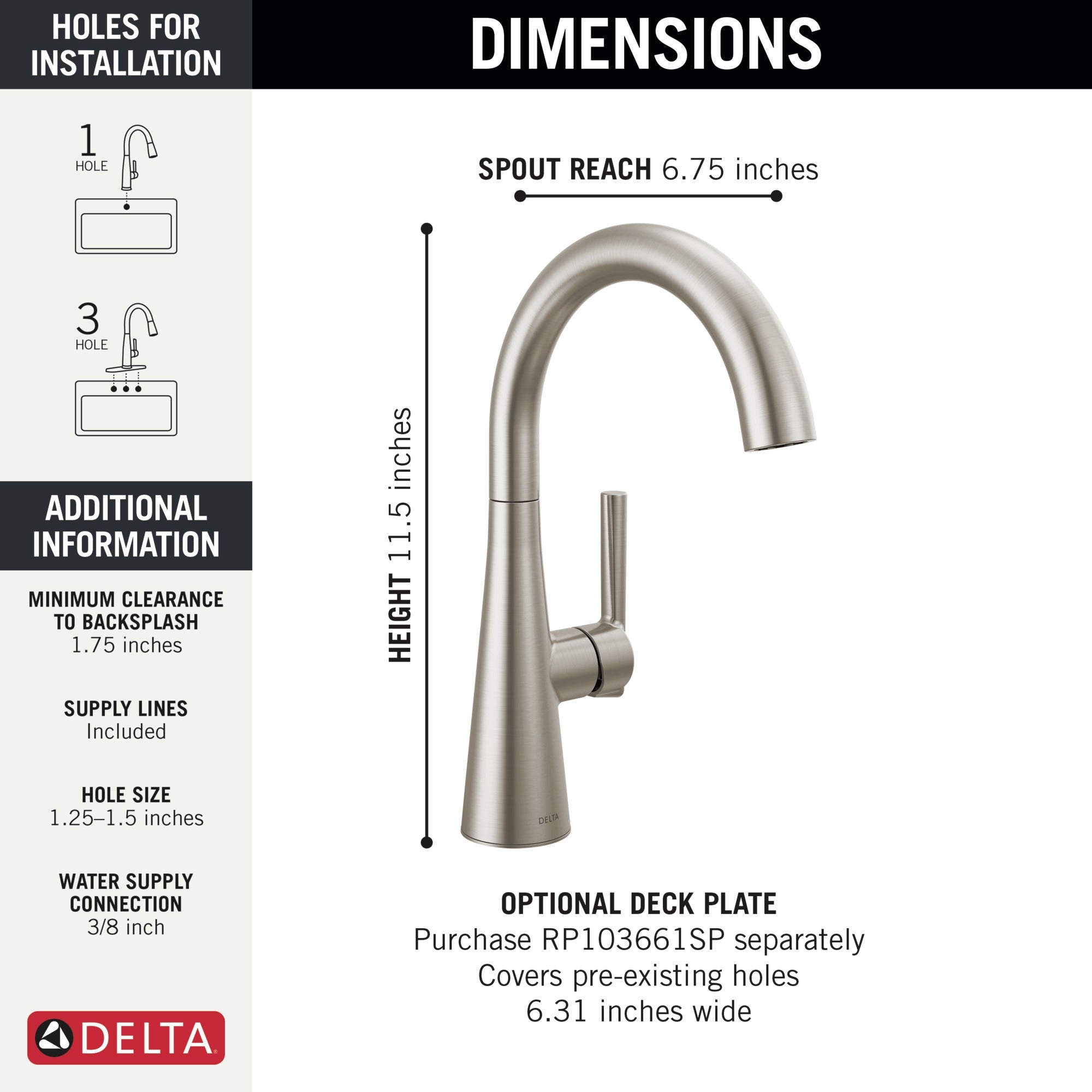 Delta Other Single Handle Bar Prep Faucet