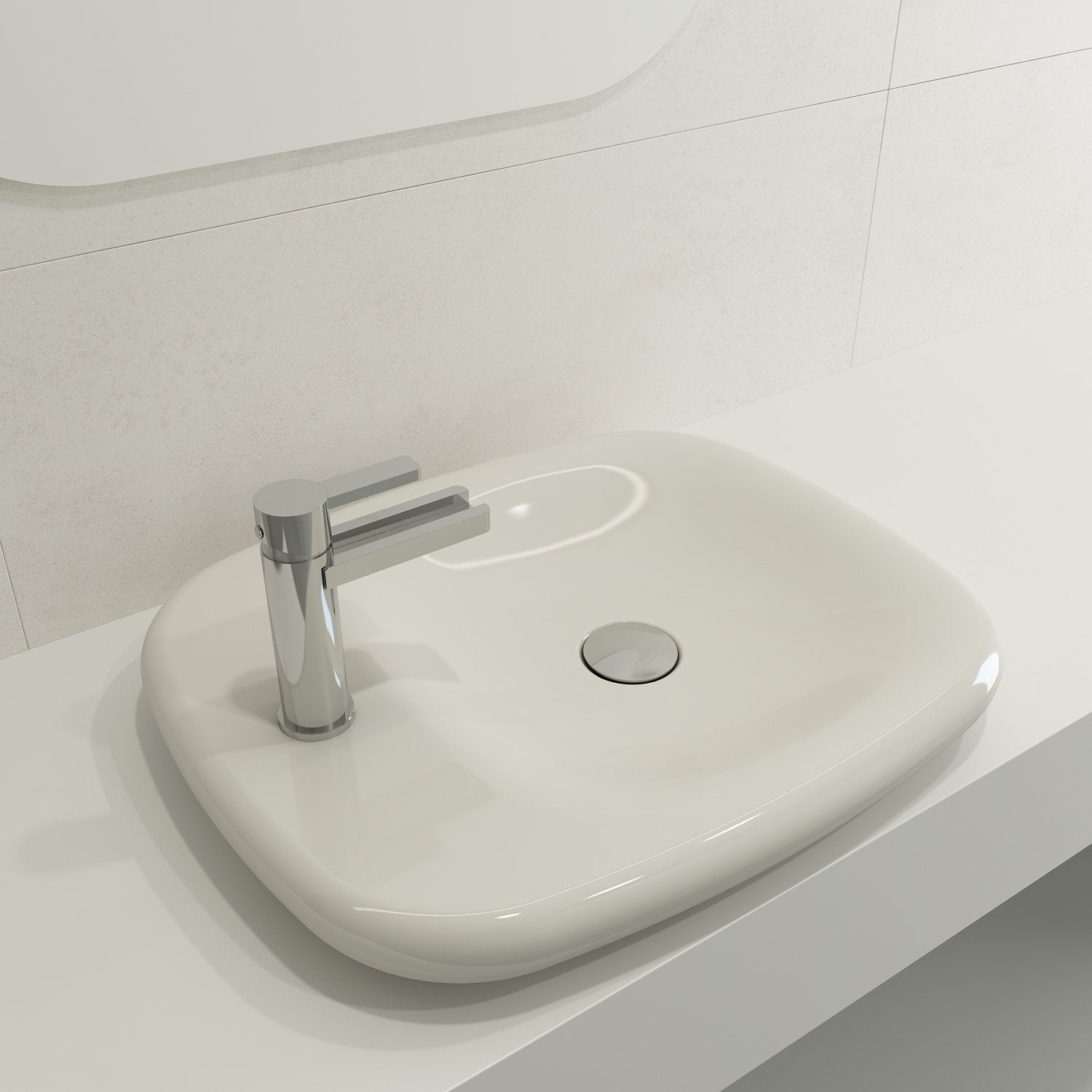 Fenice Vessel Fireclay 21.75 in. 1-Hole 1489
