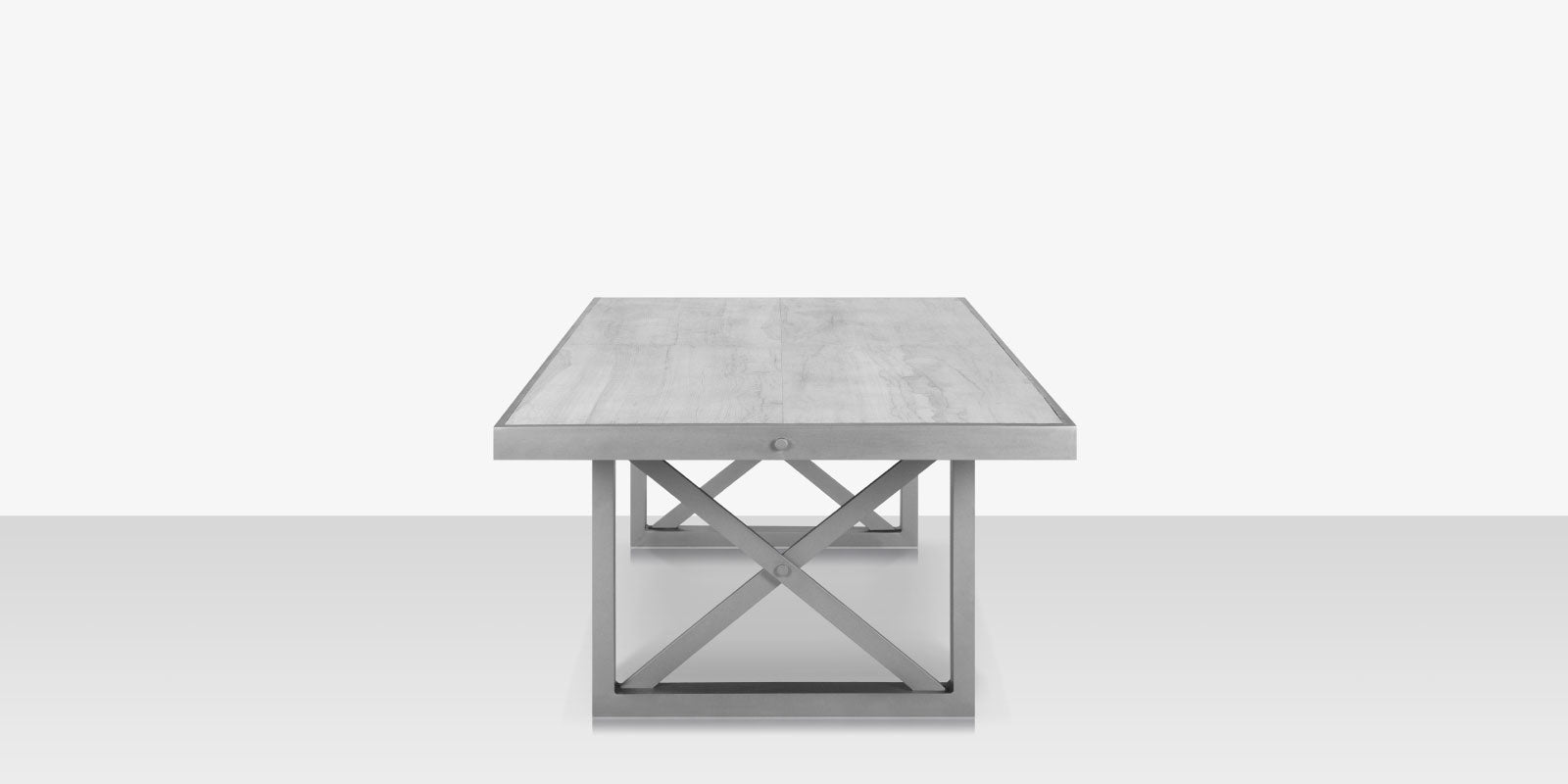 Contemporary Bases Square X Style Dining Table Base (set of two)