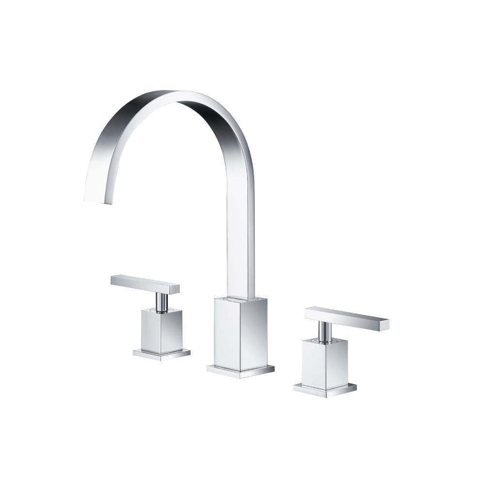 Flusso 150.2410 3 Hole Deck Mount Roman Tub Faucet
