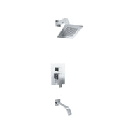 Flusso 150.3200 Two Output Shower Set With Shower Head And Tub Spout