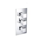 Flusso 150.4401 3/4" Thermostatic Valve and Trim - 2 Outputs
