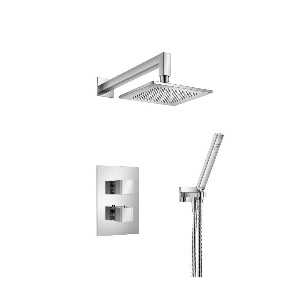 Flusso 150.7050 Two Output Shower Set With Shower Head And Hand Held