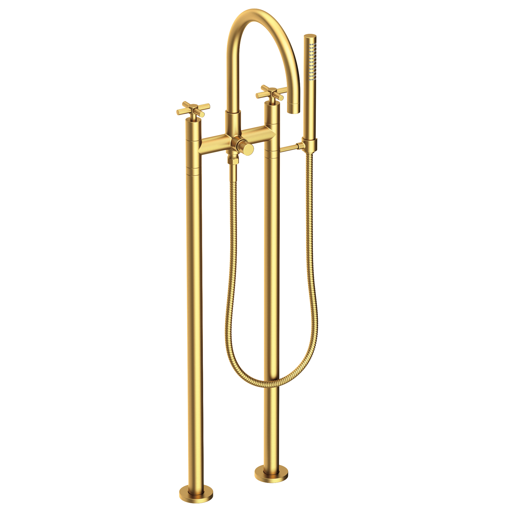 Newport Brass East Linear® Exposed Tub & Hand Shower Set w/Risers