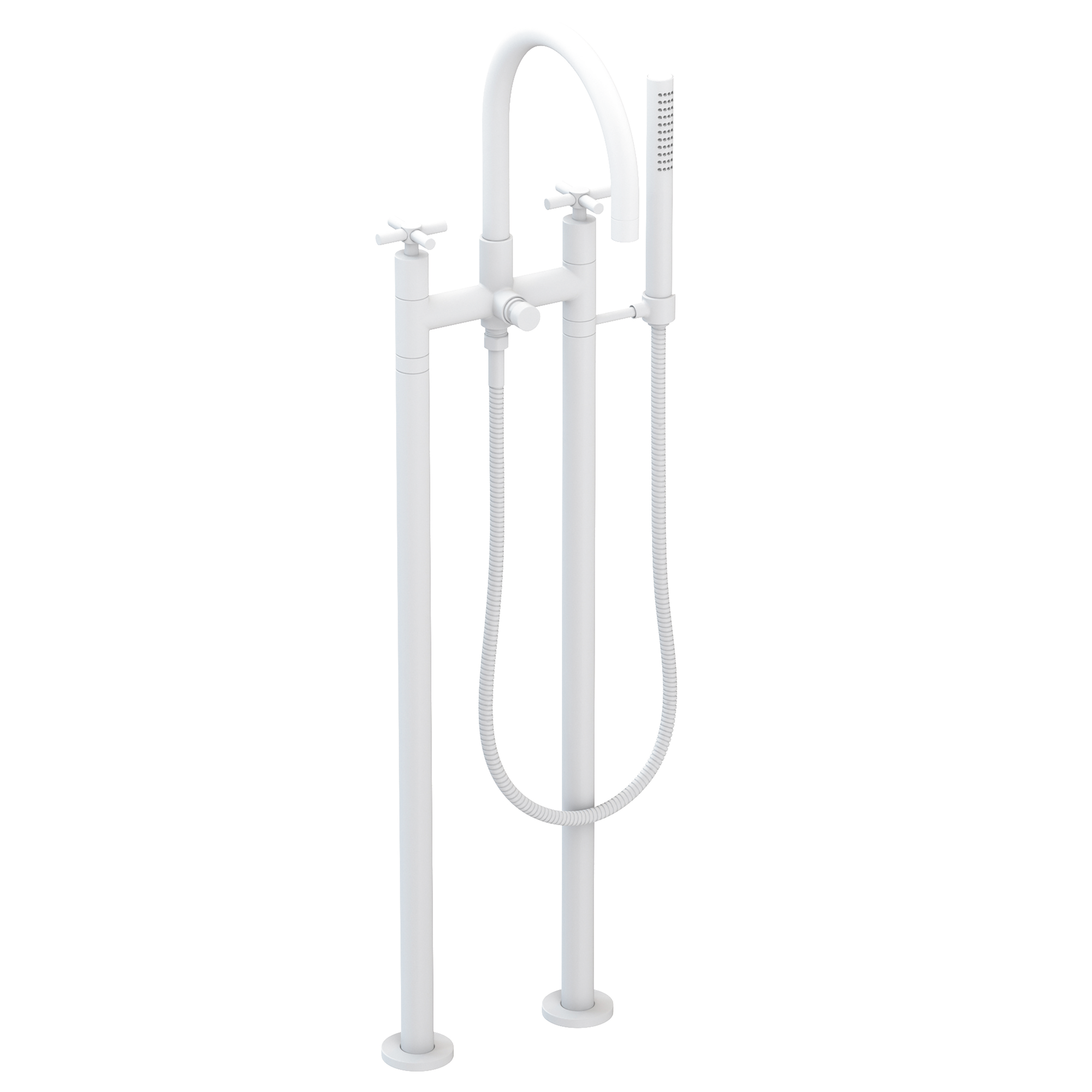 Newport Brass East Linear® Exposed Tub & Hand Shower Set w/Risers