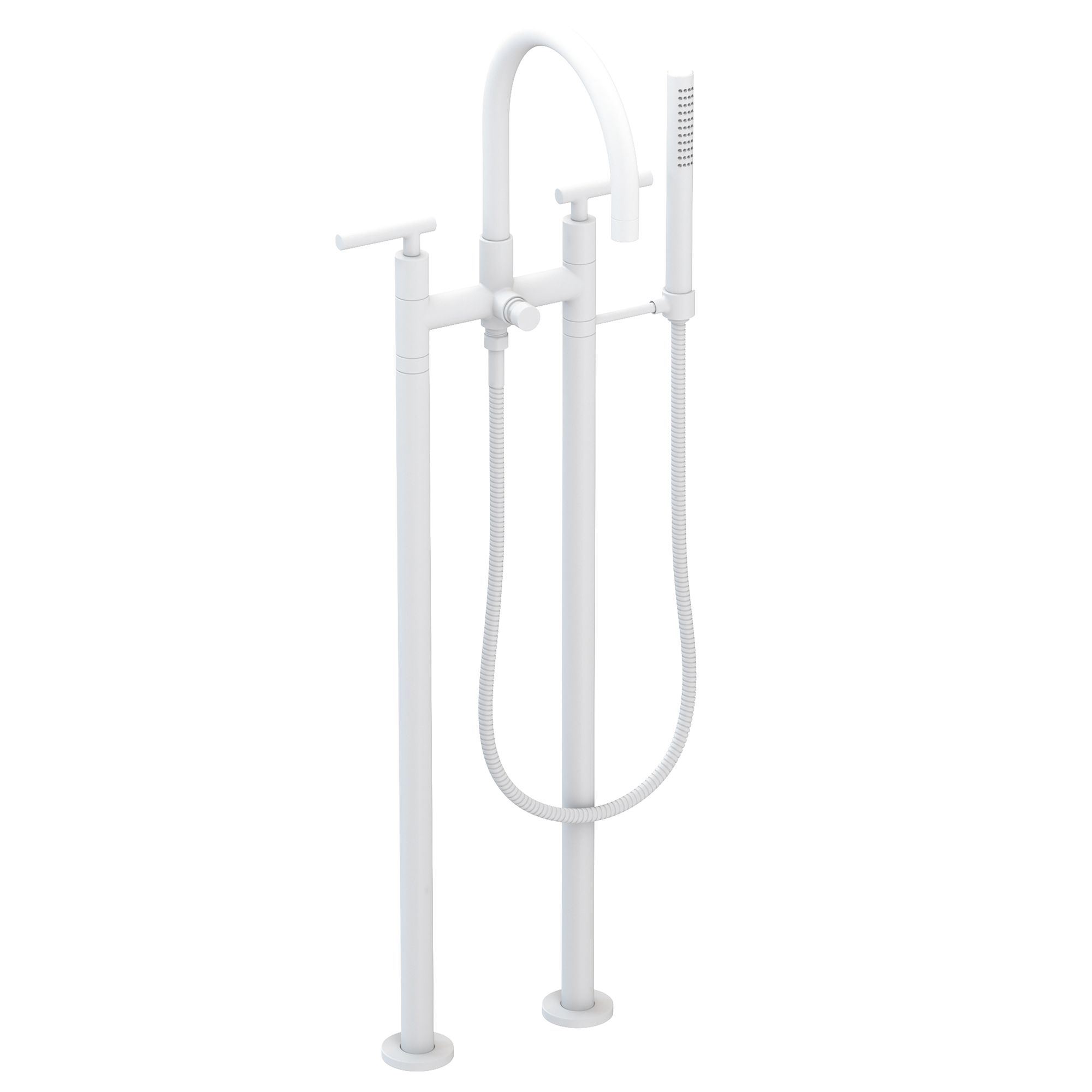 Newport Brass East Linear® Exposed Tub & Hand Shower Set w/Risers