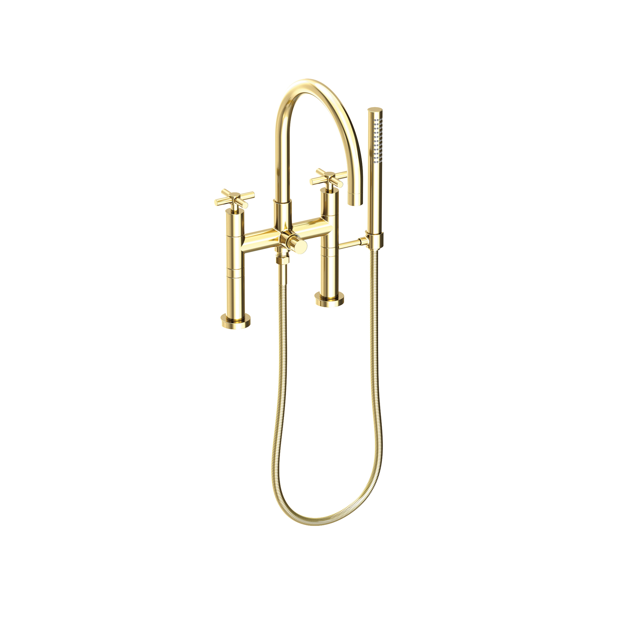Newport Brass East Linear® Exposed Tub & Hand Shower Set - Deck Mount