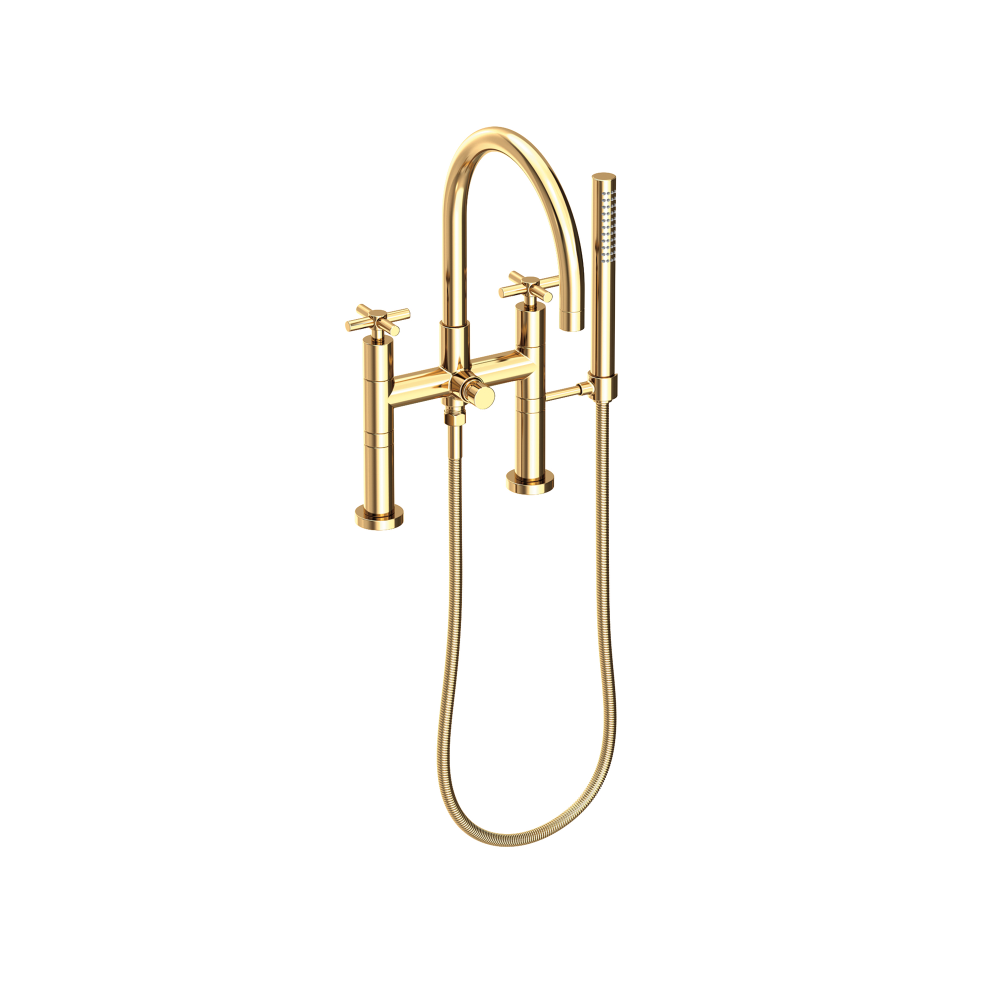 Newport Brass East Linear® Exposed Tub & Hand Shower Set - Deck Mount