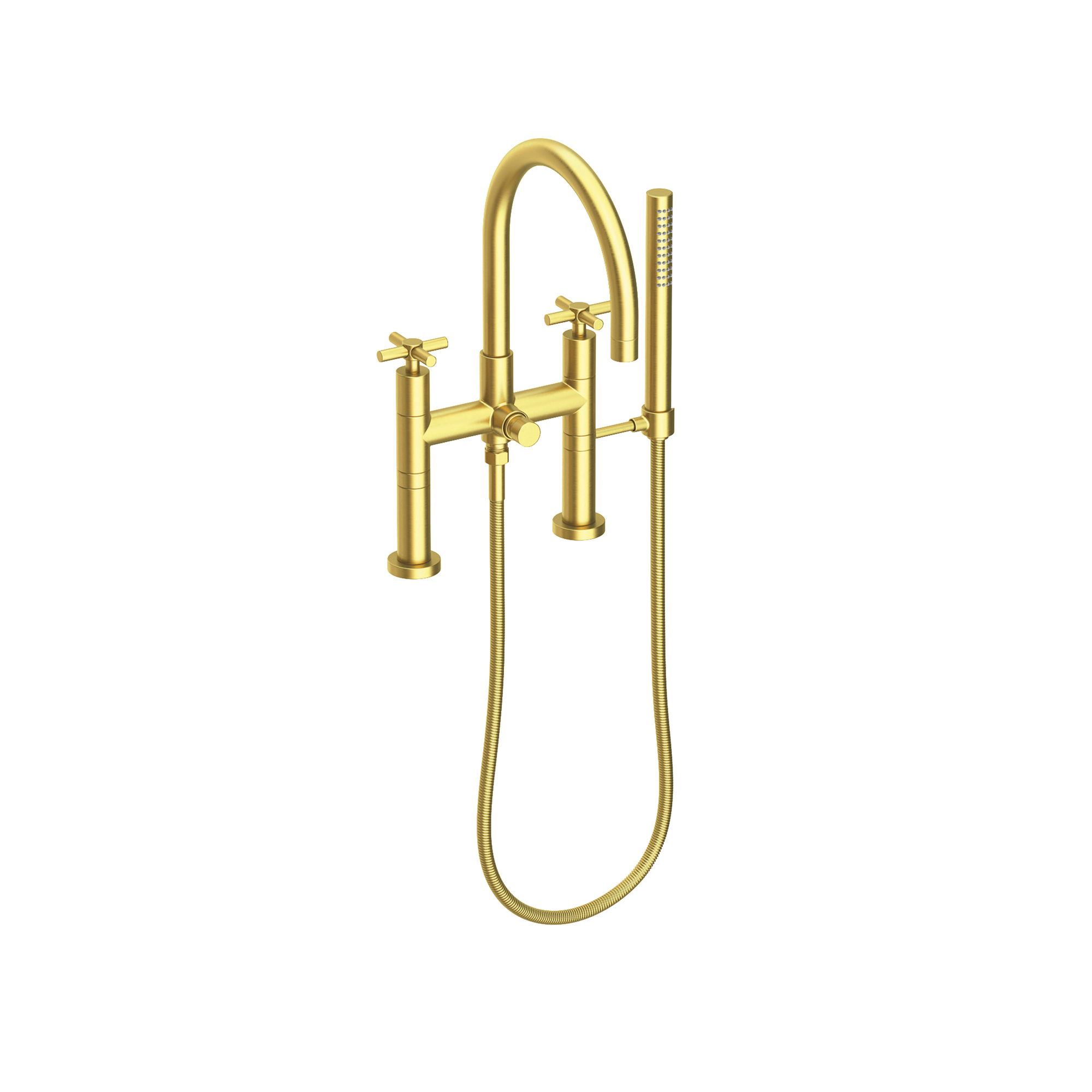 Newport Brass East Linear® Exposed Tub & Hand Shower Set - Deck Mount