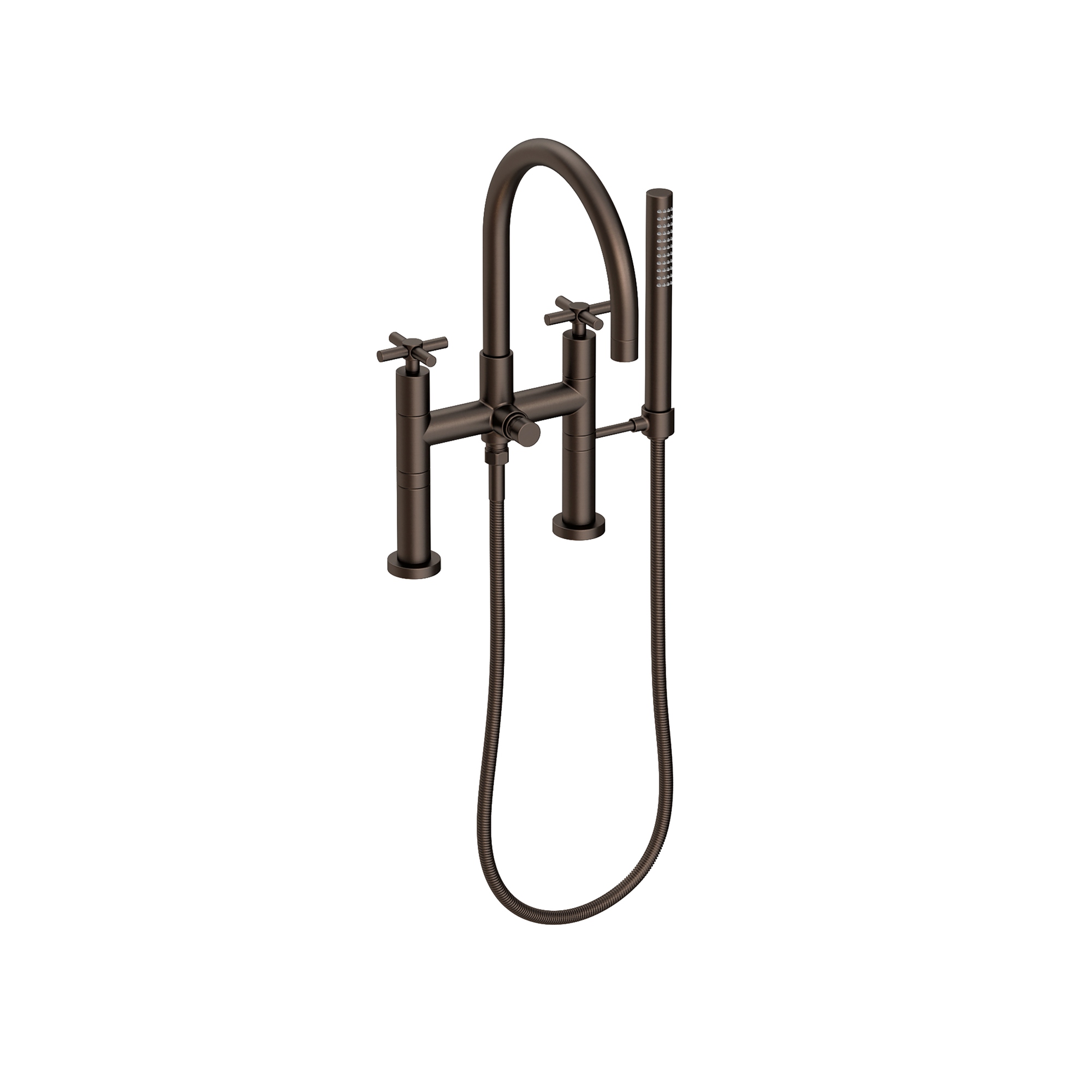 Newport Brass East Linear® Exposed Tub & Hand Shower Set - Deck Mount