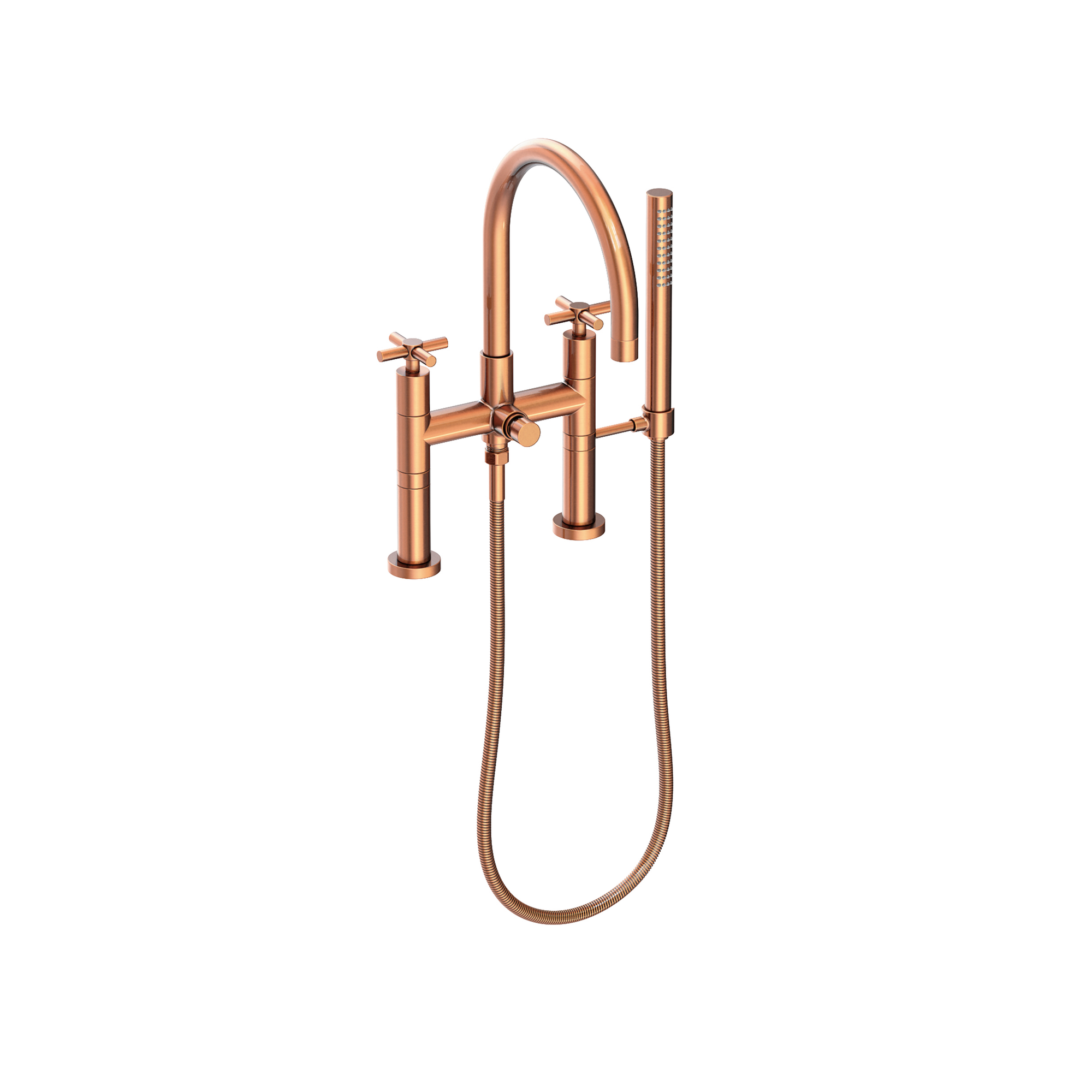 Newport Brass East Linear® Exposed Tub & Hand Shower Set - Deck Mount