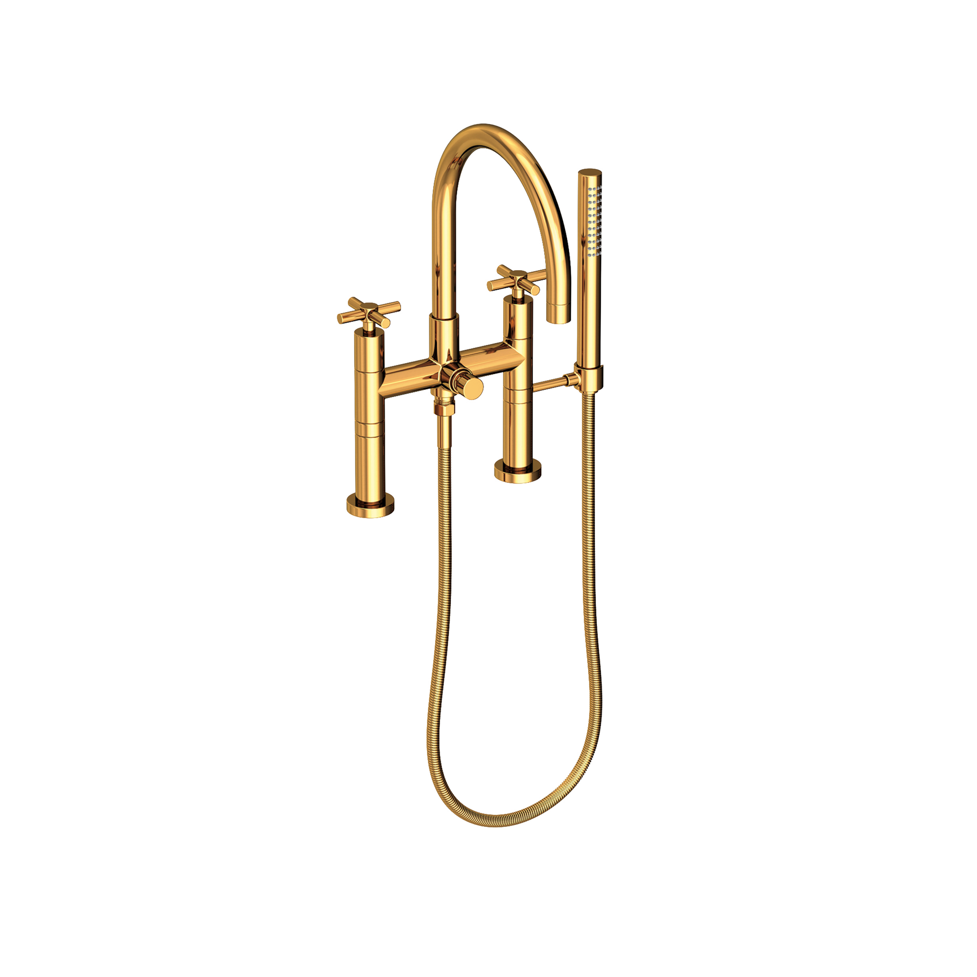 Newport Brass East Linear® Exposed Tub & Hand Shower Set - Deck Mount
