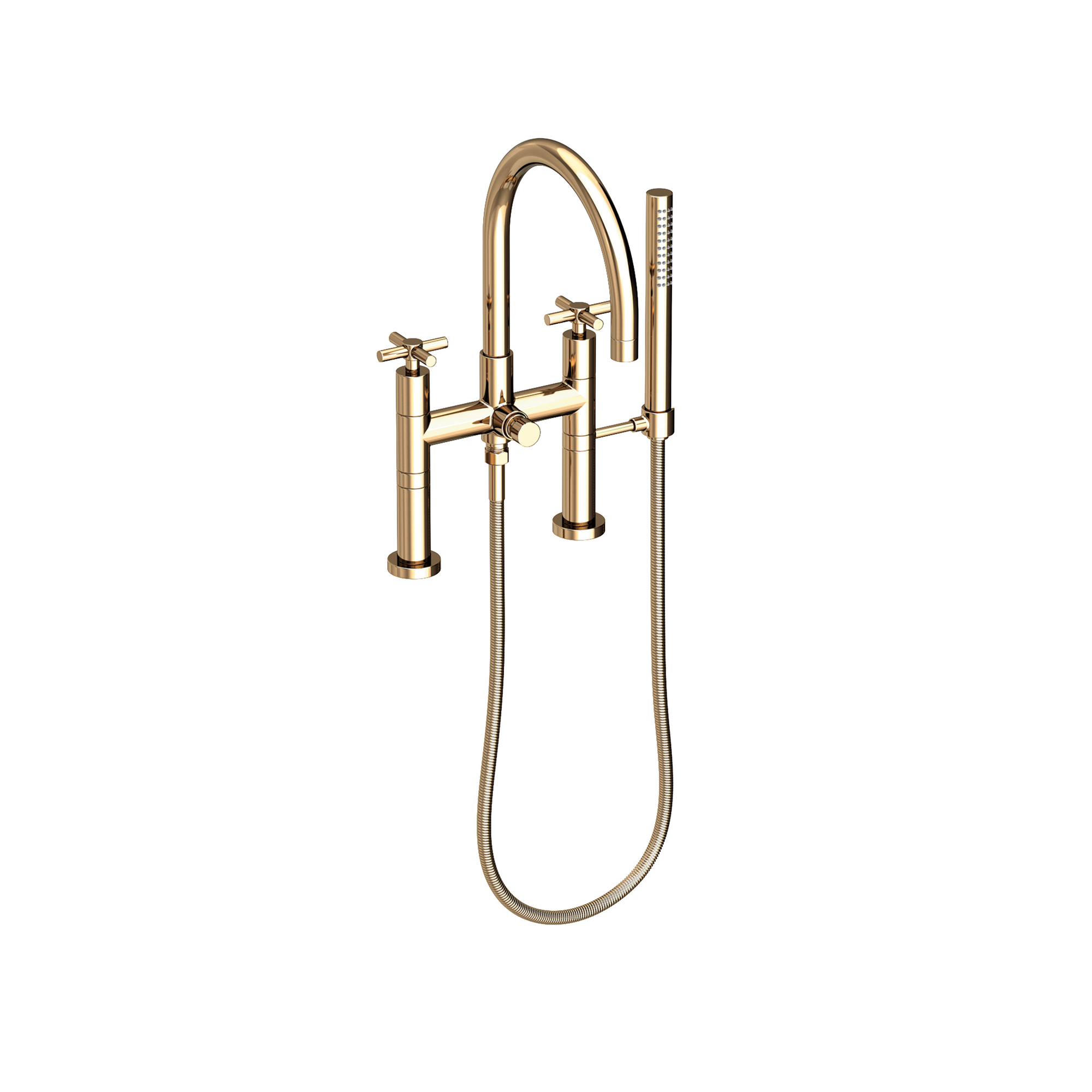 Newport Brass East Linear® Exposed Tub & Hand Shower Set - Deck Mount