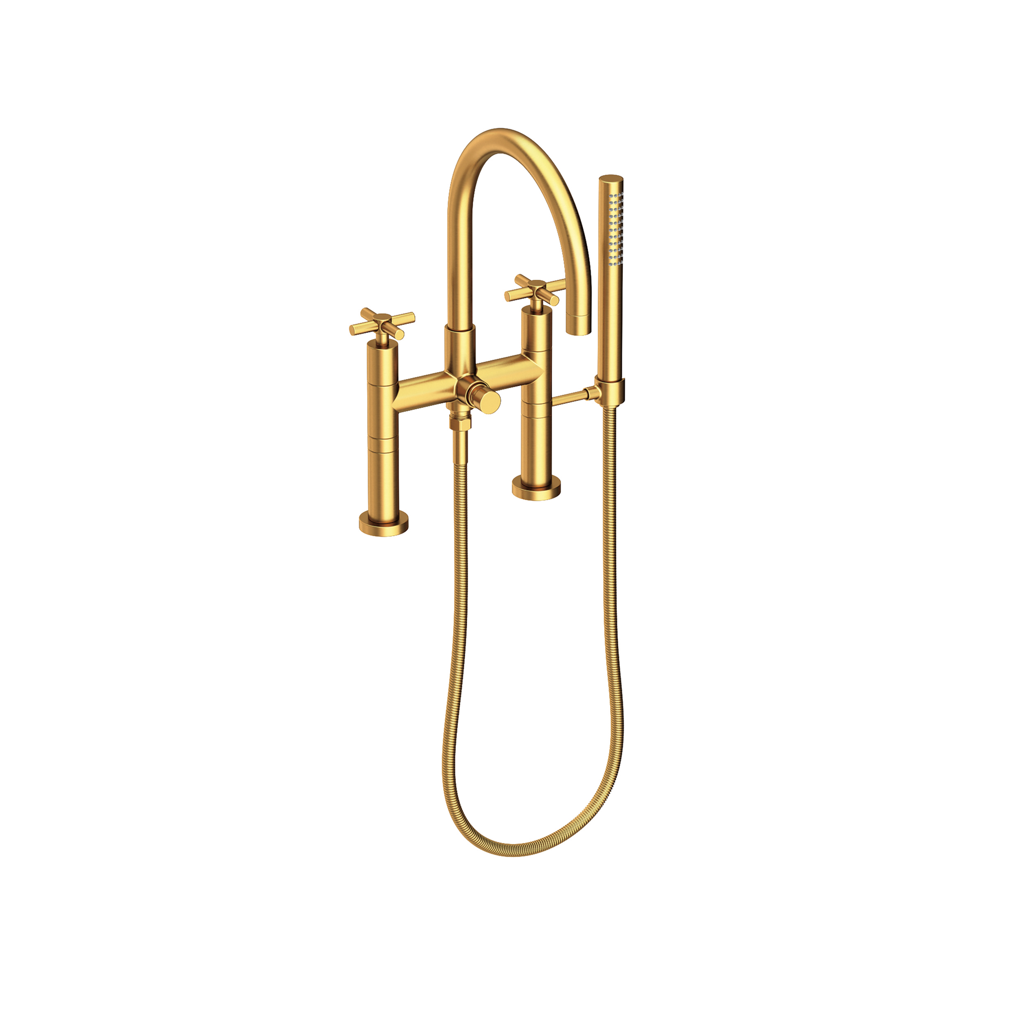 Newport Brass East Linear® Exposed Tub & Hand Shower Set - Deck Mount