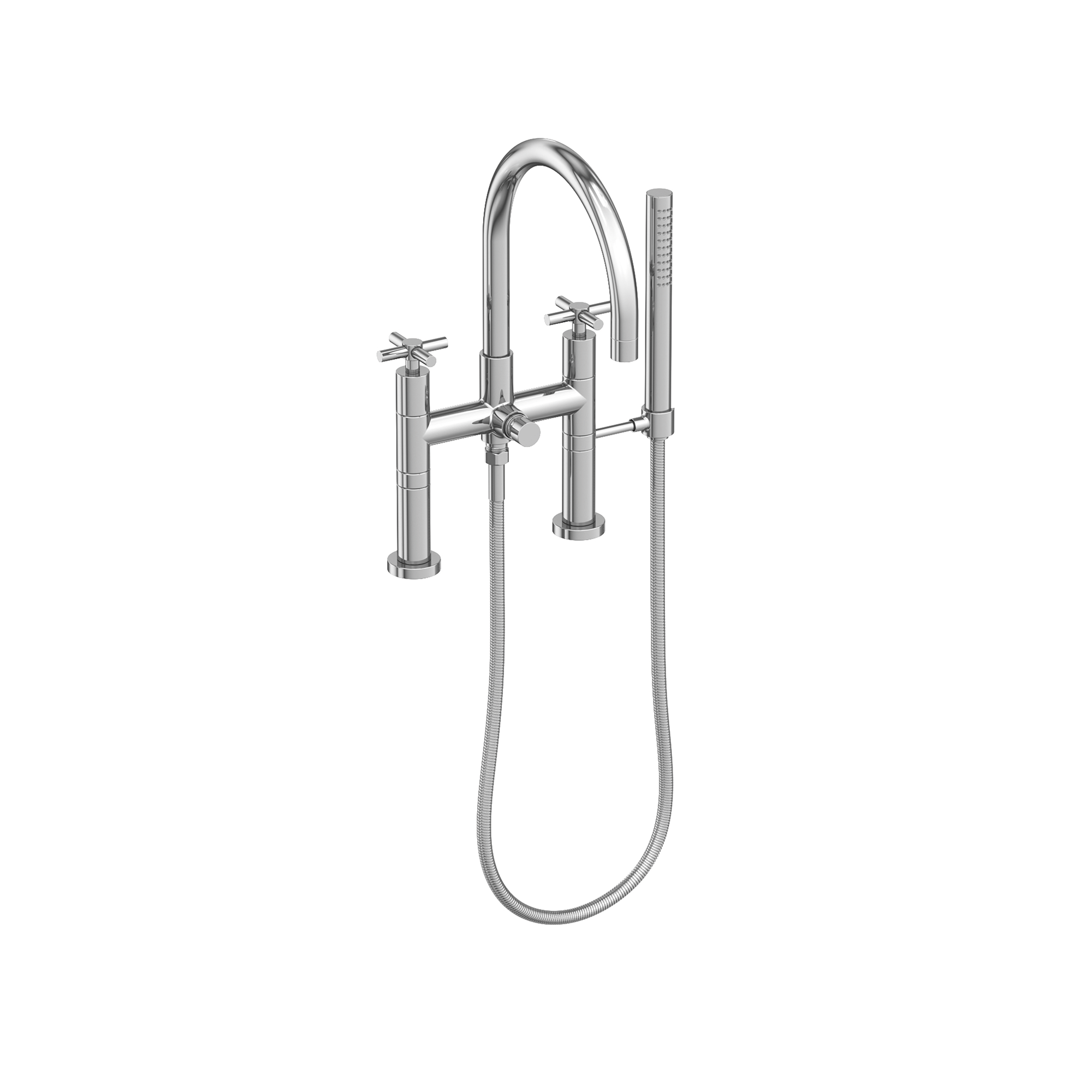 Newport Brass East Linear® Exposed Tub & Hand Shower Set - Deck Mount
