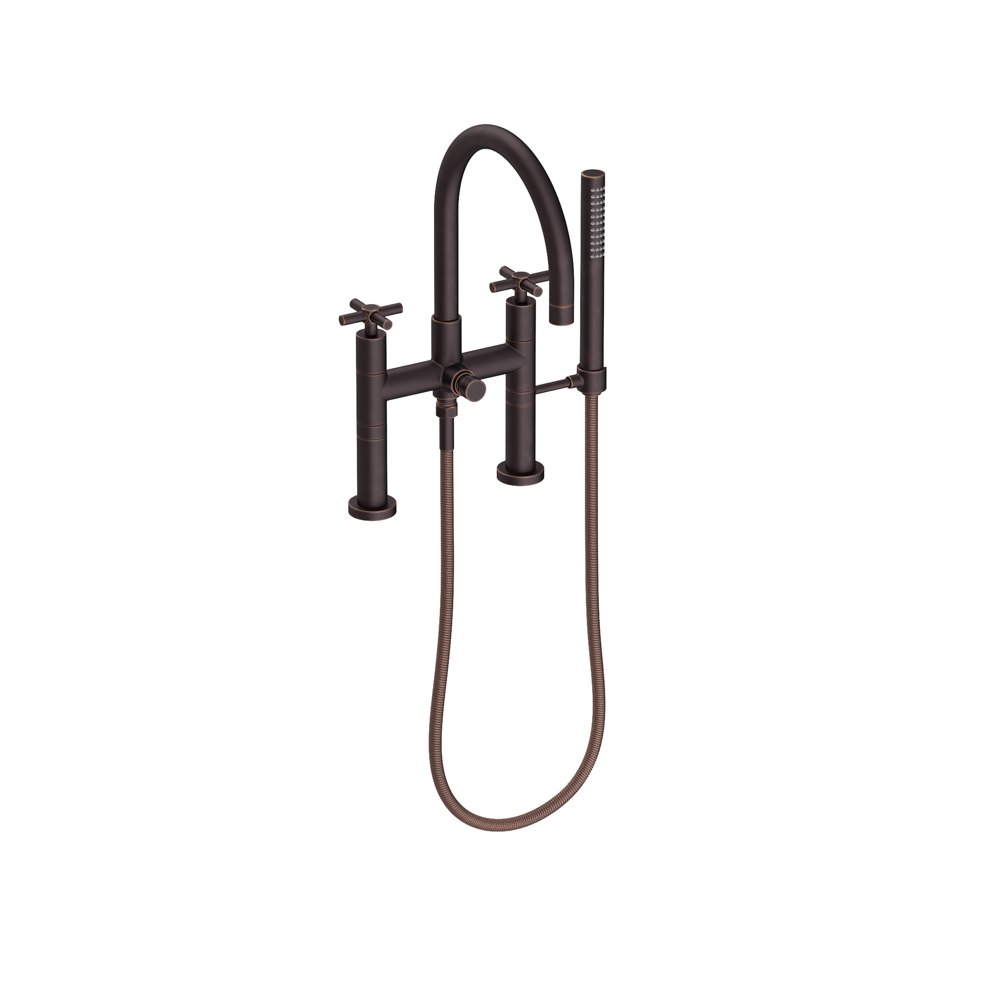 Newport Brass East Linear® Exposed Tub & Hand Shower Set - Deck Mount