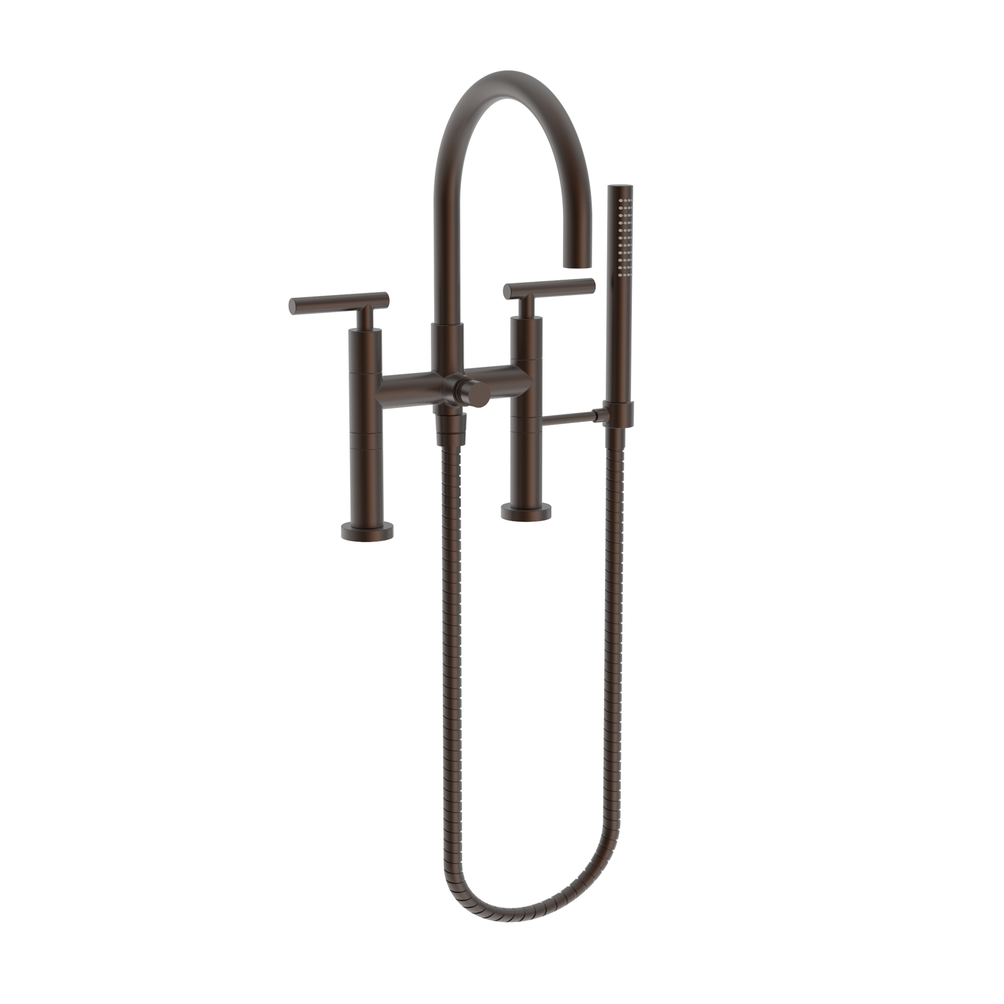 Newport Brass East Linear® Exposed Tub & Hand Shower Set - Deck Mount