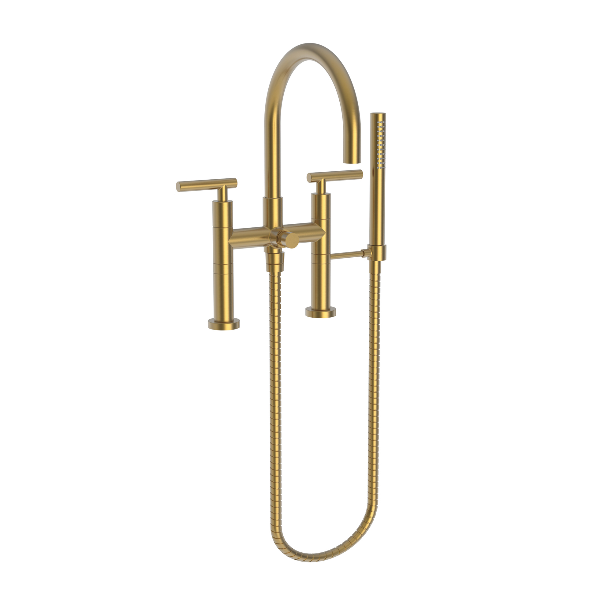 Newport Brass East Linear® Exposed Tub & Hand Shower Set - Deck Mount