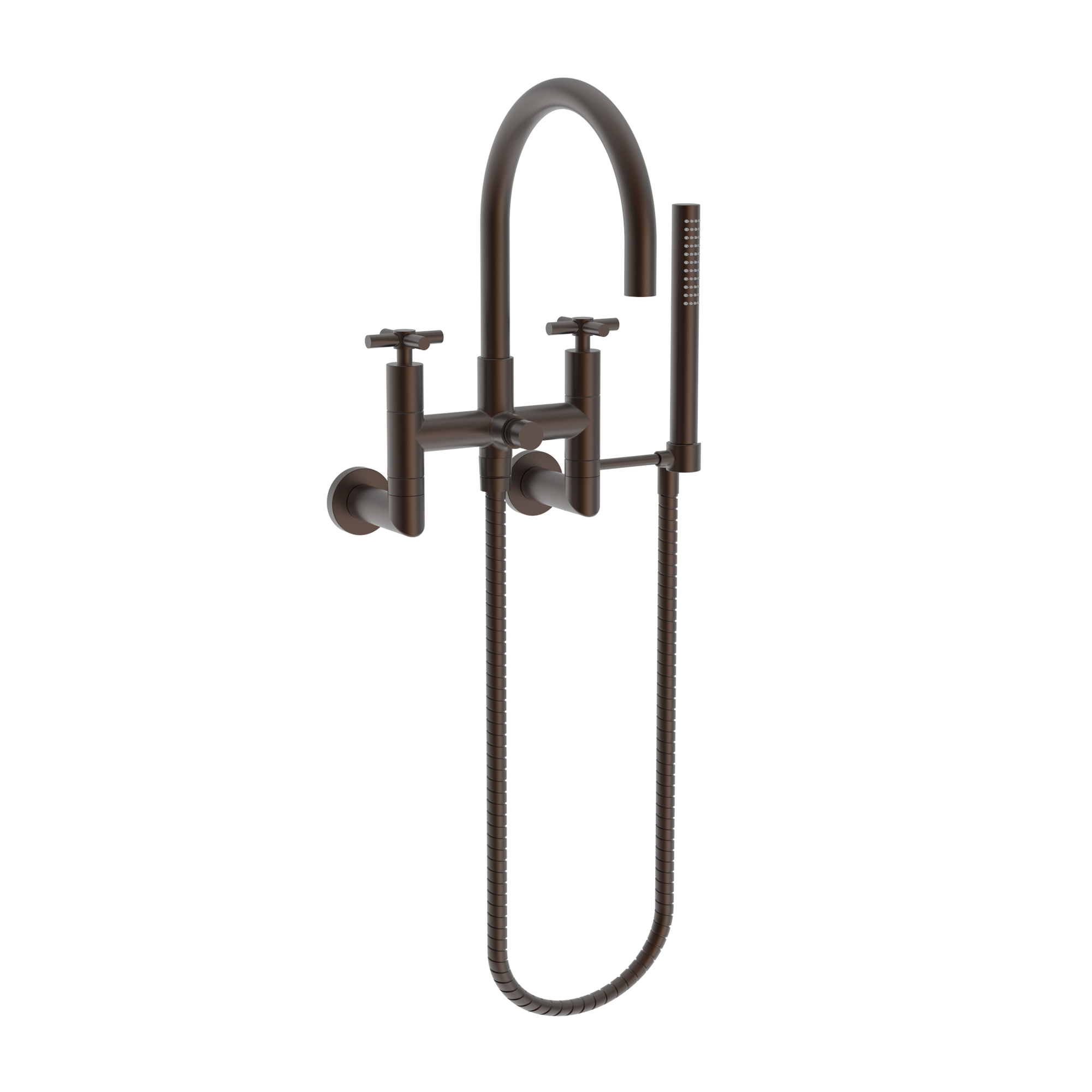 Newport Brass East Linear® Exposed Tub & Hand Shower Set - Wall Mount