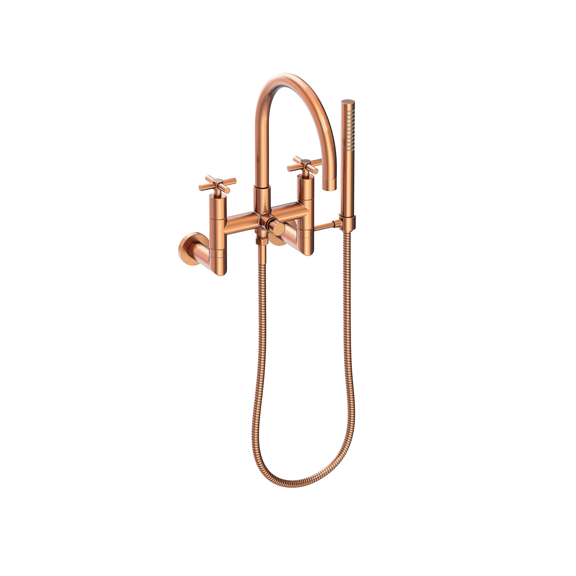Newport Brass East Linear® Exposed Tub & Hand Shower Set - Wall Mount
