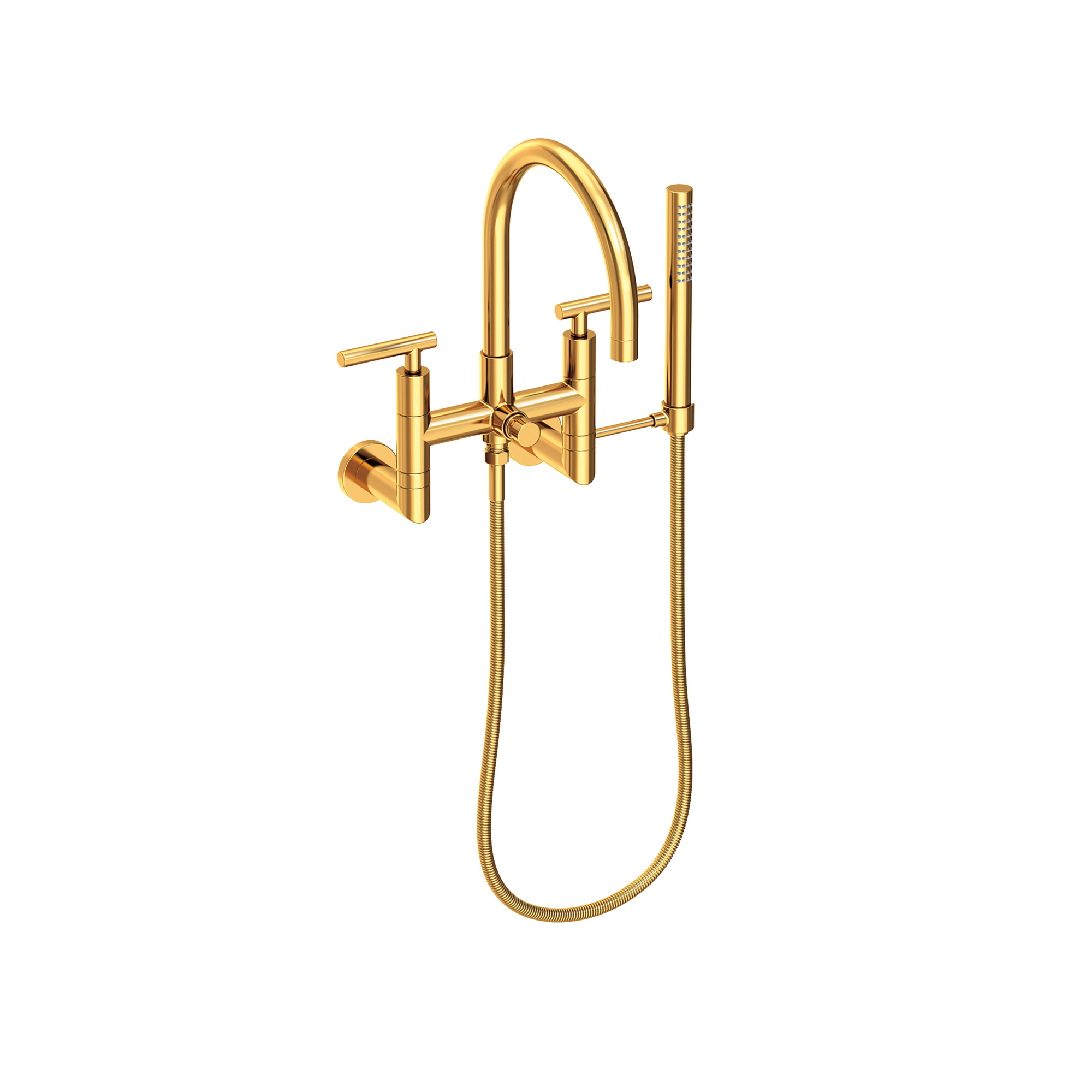 Newport Brass East Linear® Exposed Tub & Hand Shower Set - Wall Mount