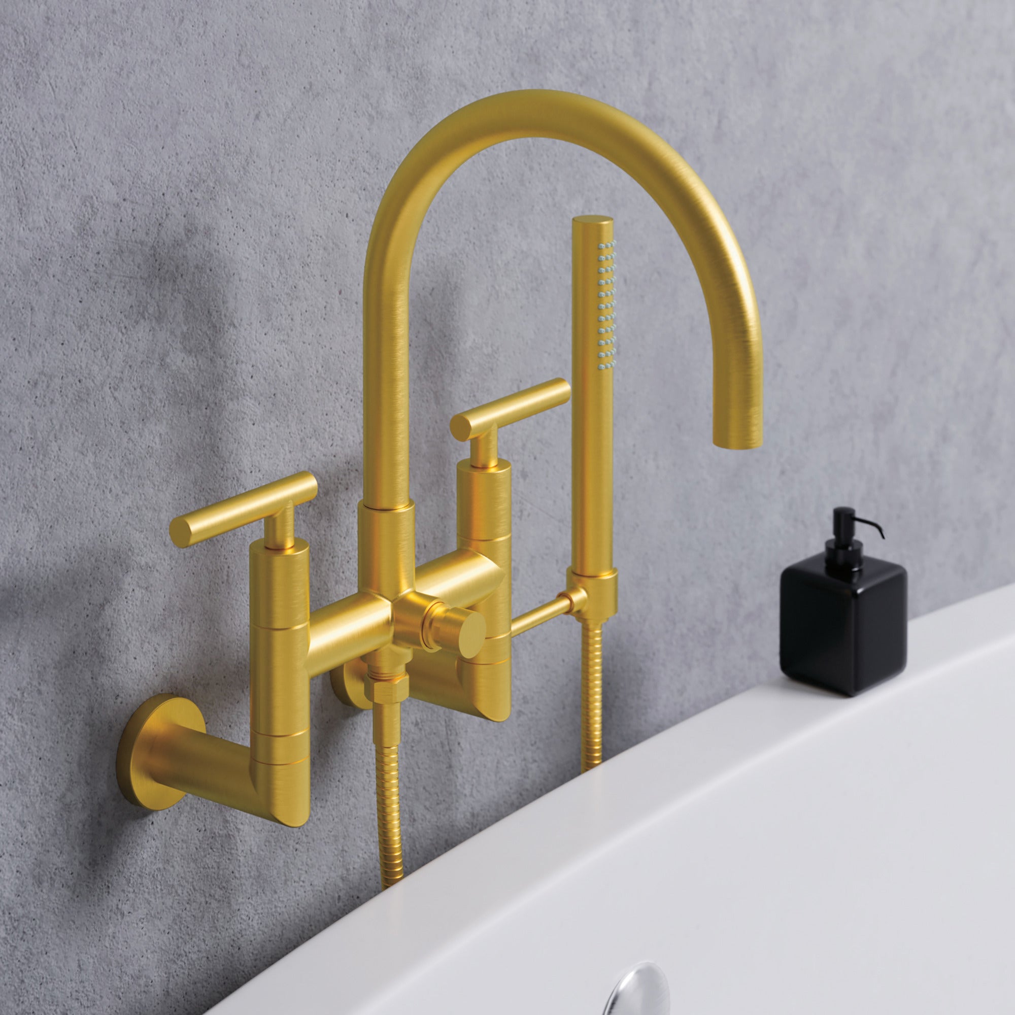 Newport Brass East Linear® Exposed Tub & Hand Shower Set - Wall Mount