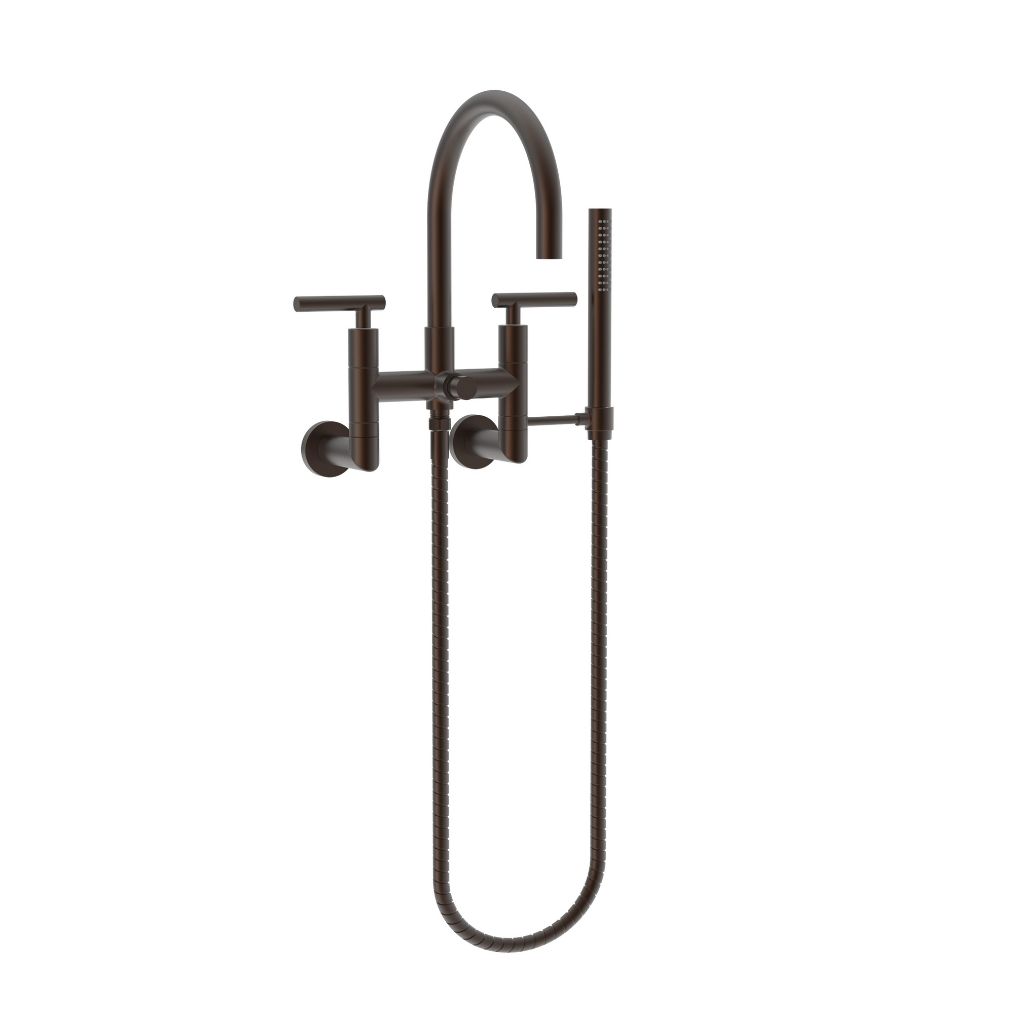 Newport Brass East Linear® Exposed Tub & Hand Shower Set - Wall Mount