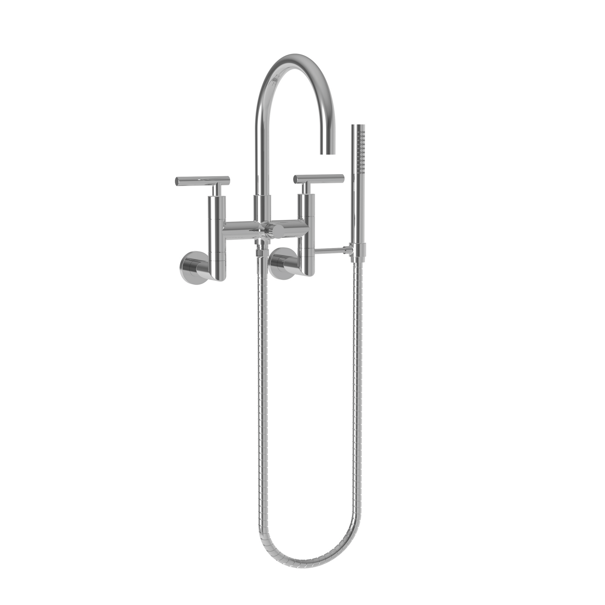 Newport Brass East Linear® Exposed Tub & Hand Shower Set - Wall Mount
