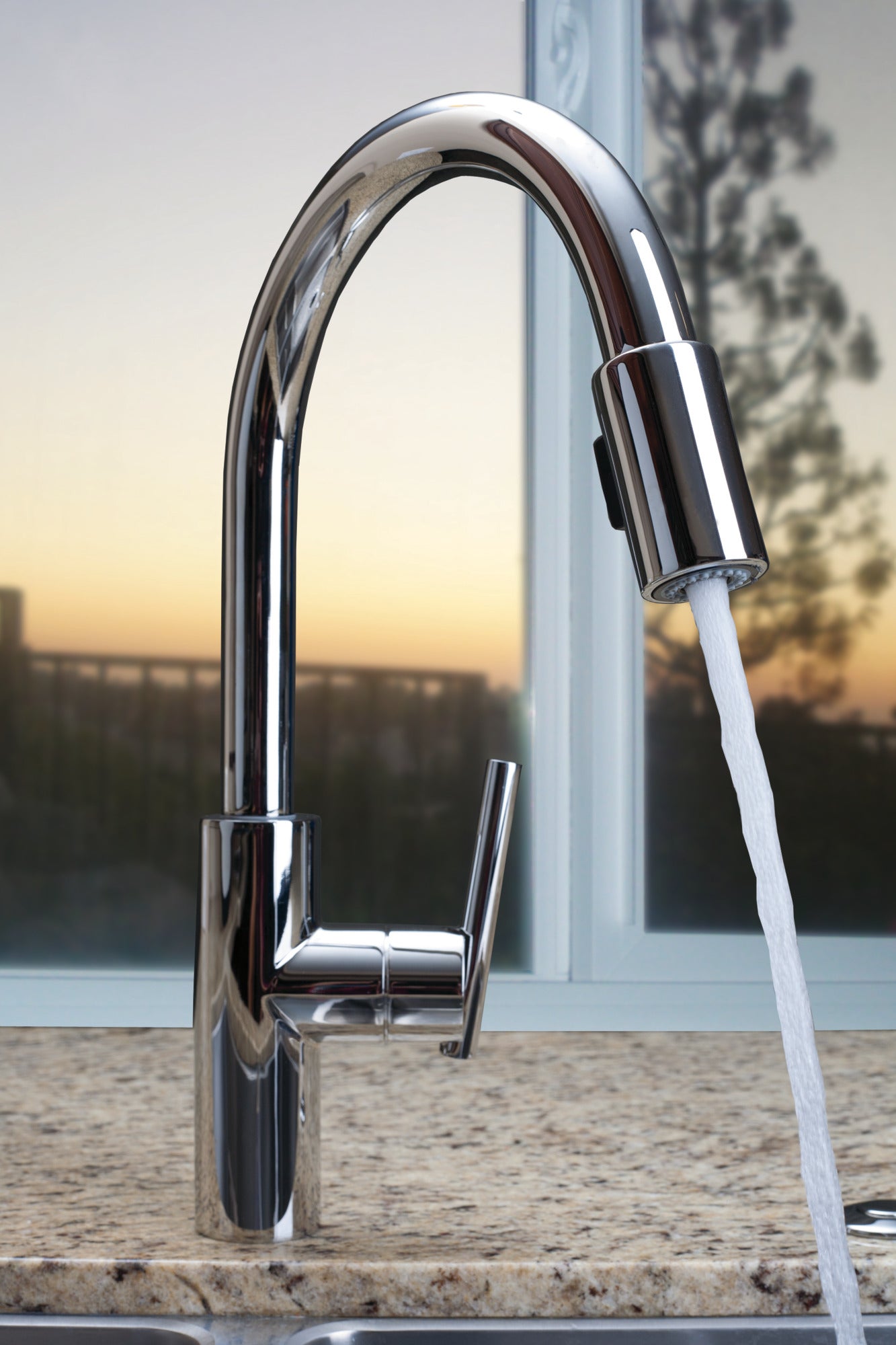 Newport Brass East Linear® Pull-Down Kitchen Faucet
