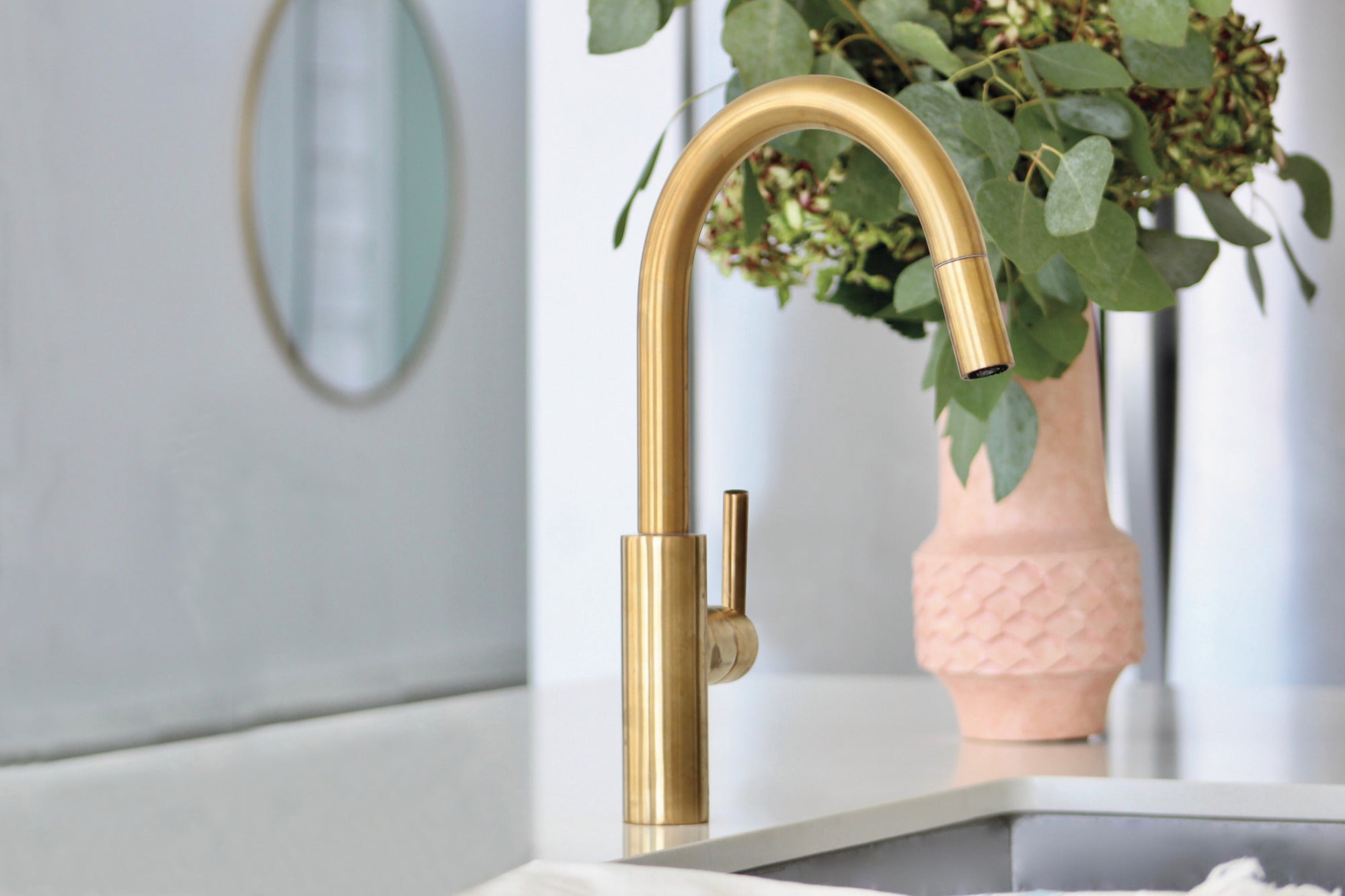 Newport Brass East Linear® Pull-Down Kitchen Faucet