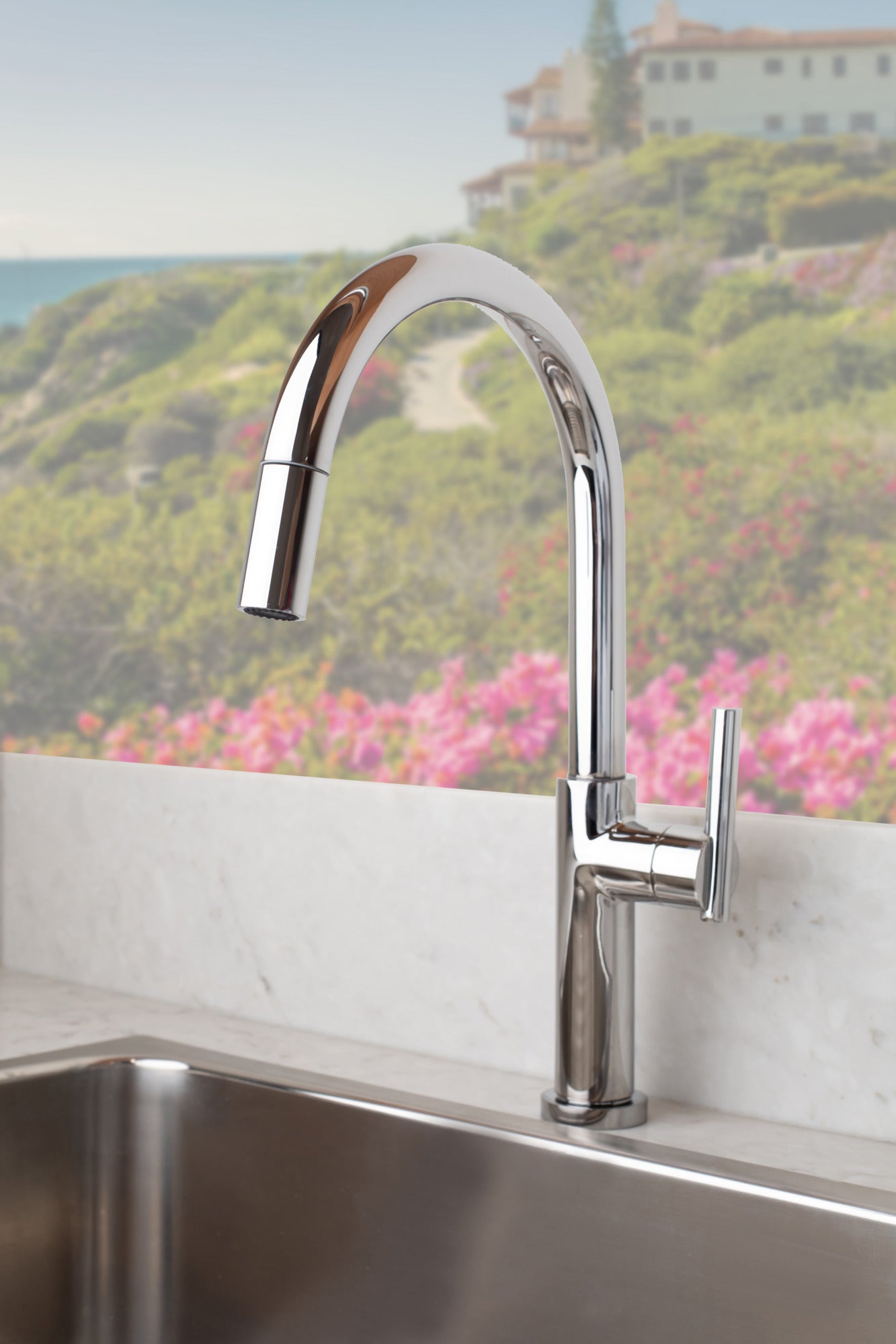 Newport Brass East Linear® Pull-Down Kitchen Faucet