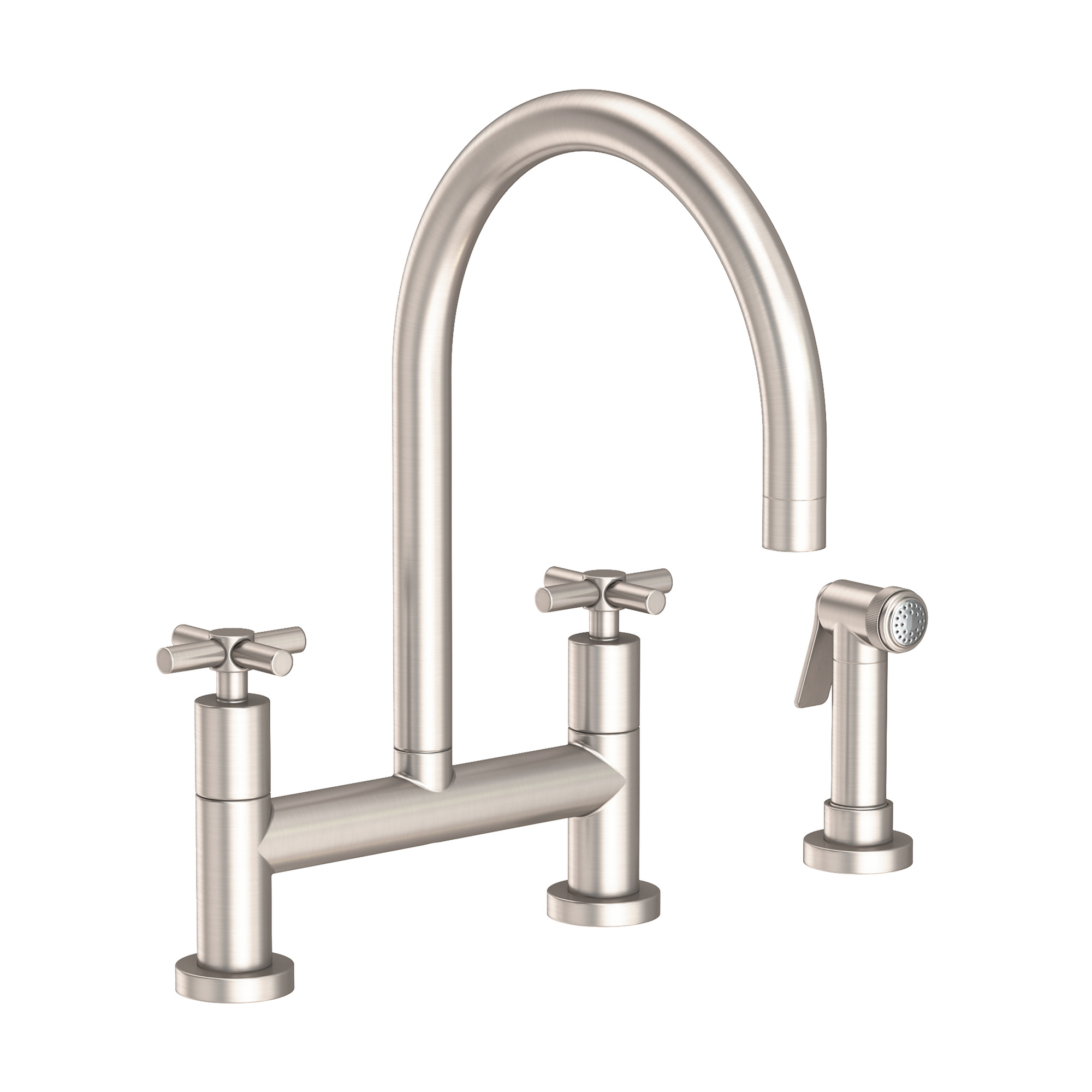 Newport Brass East Linear® Kitchen Bridge Faucet with Side Spray