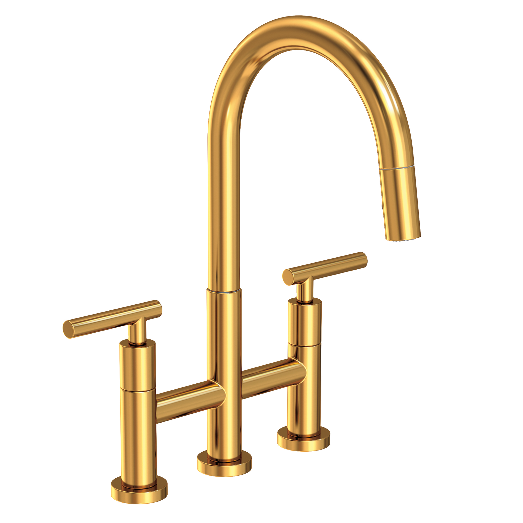 Newport Brass East Linear® Kitchen Bridge Pull-Down Faucet