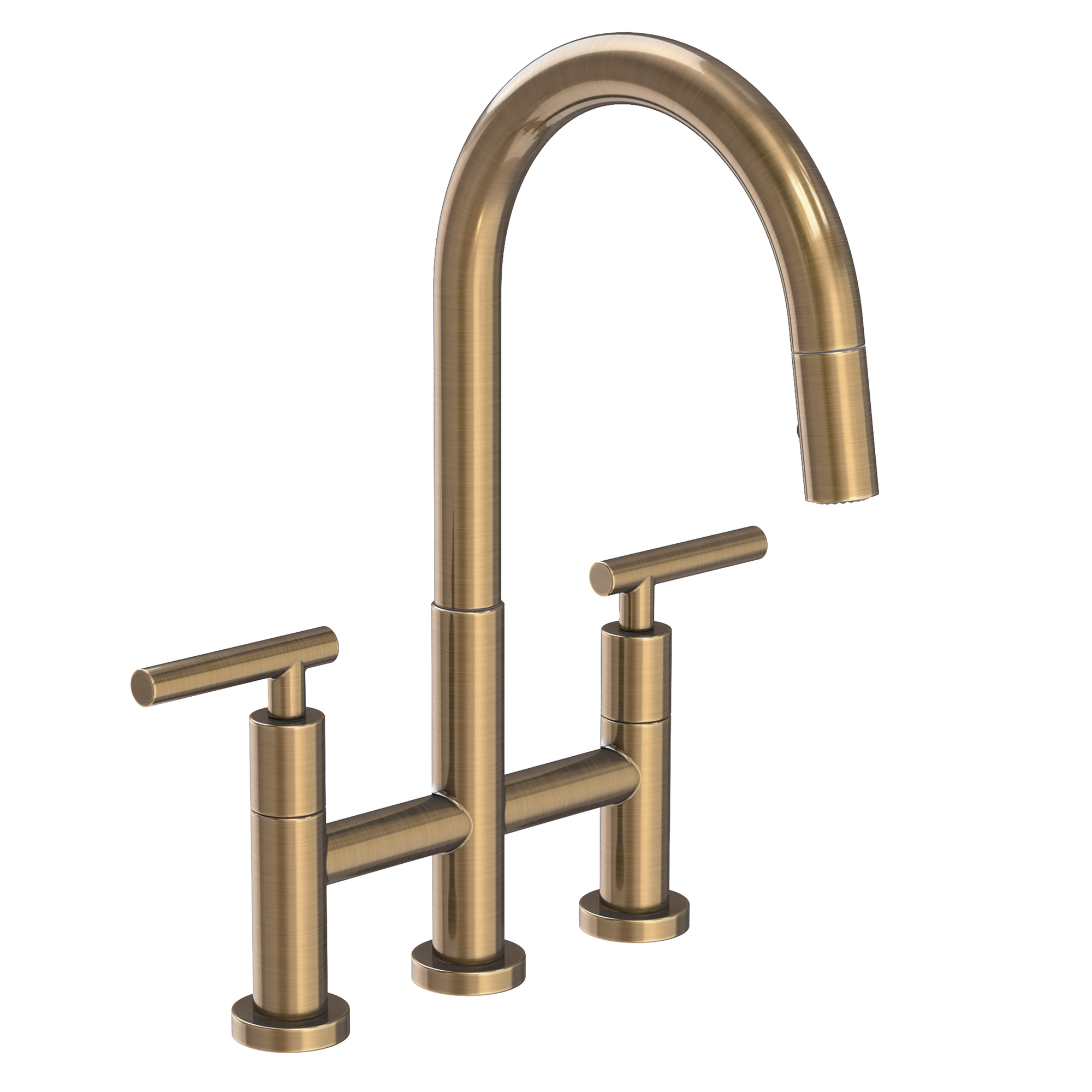 Newport Brass East Linear® Kitchen Bridge Pull-Down Faucet