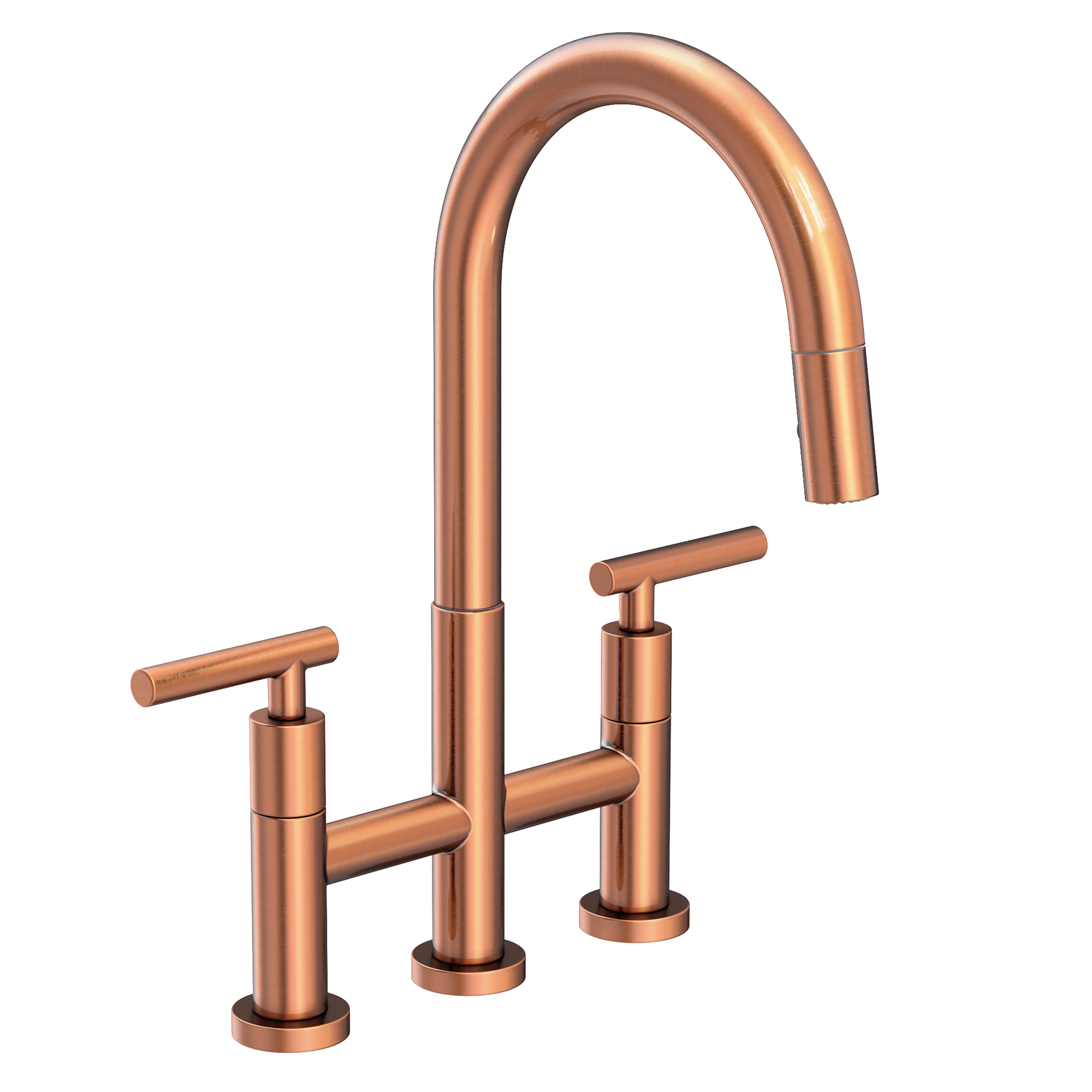 Newport Brass East Linear® Kitchen Bridge Pull-Down Faucet