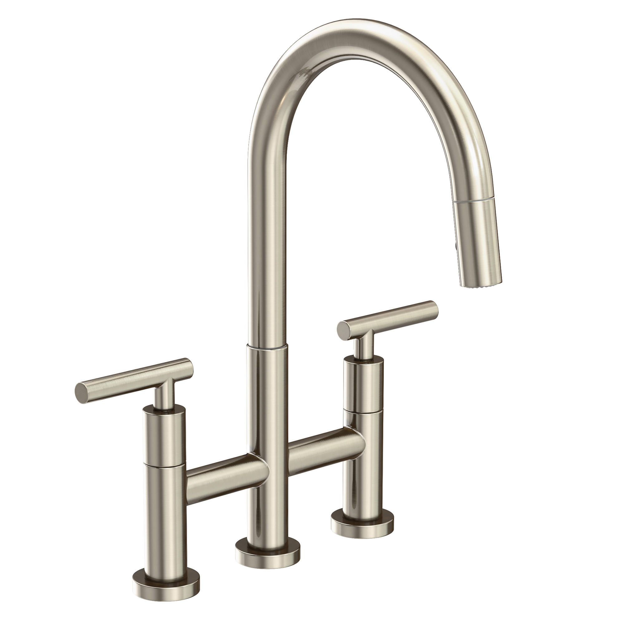 Newport Brass East Linear® Kitchen Bridge Pull-Down Faucet